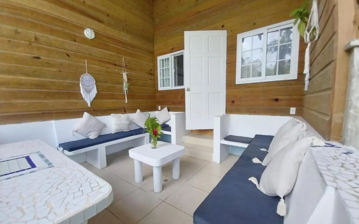 Balcony/Terrace, Bed in Bird Island Bungalows