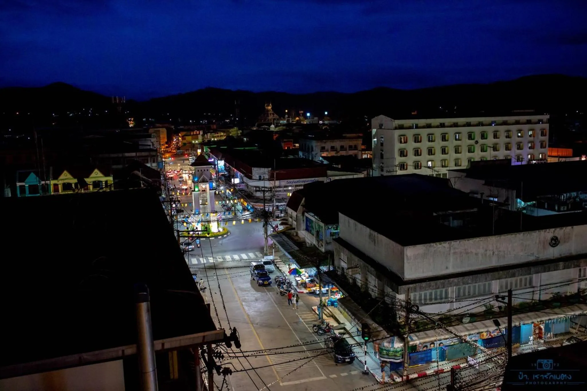 Bird's eye view in Betong Hello Hotel