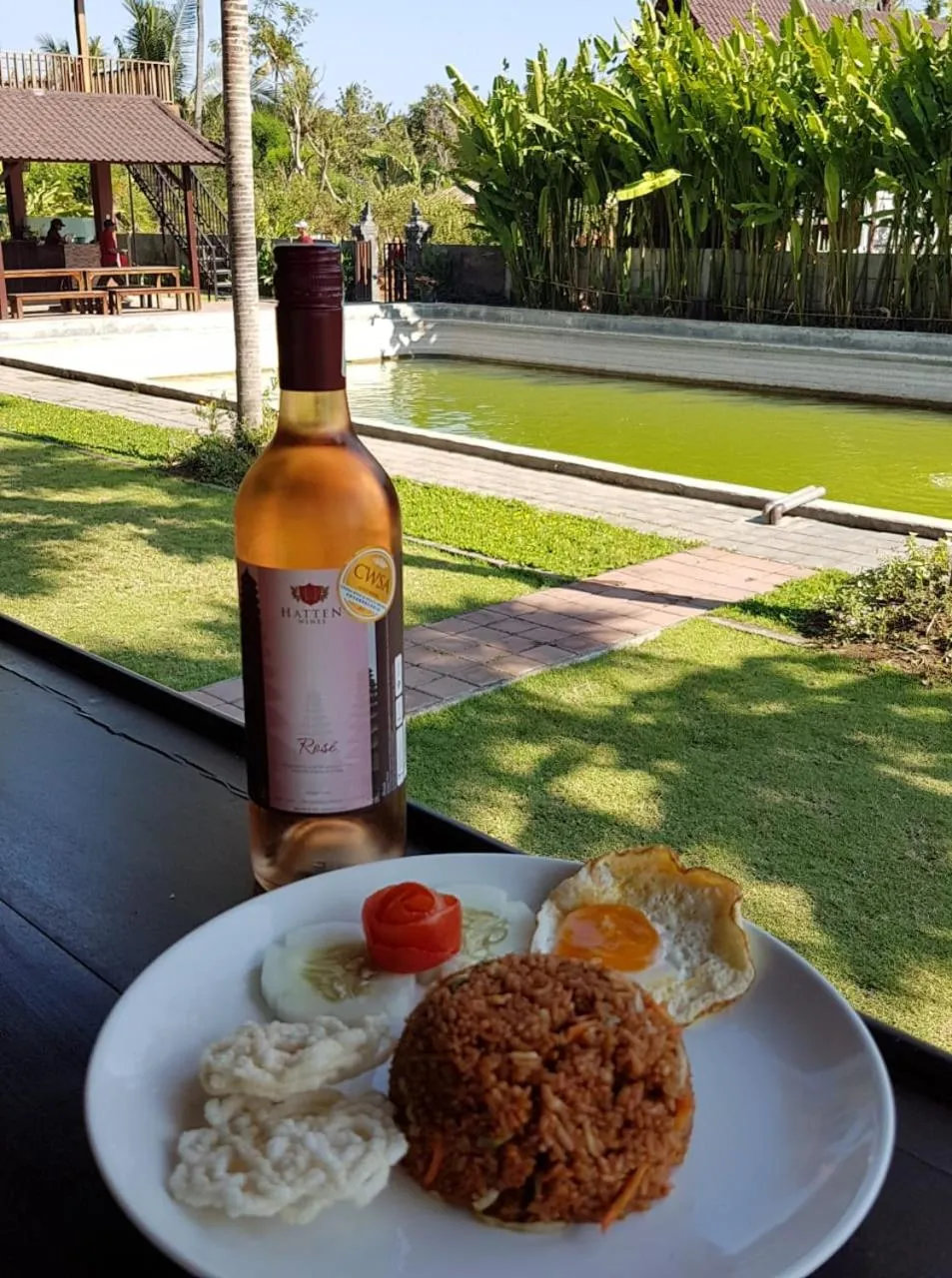 Breakfast in Buana Ecofarm Ecolodge