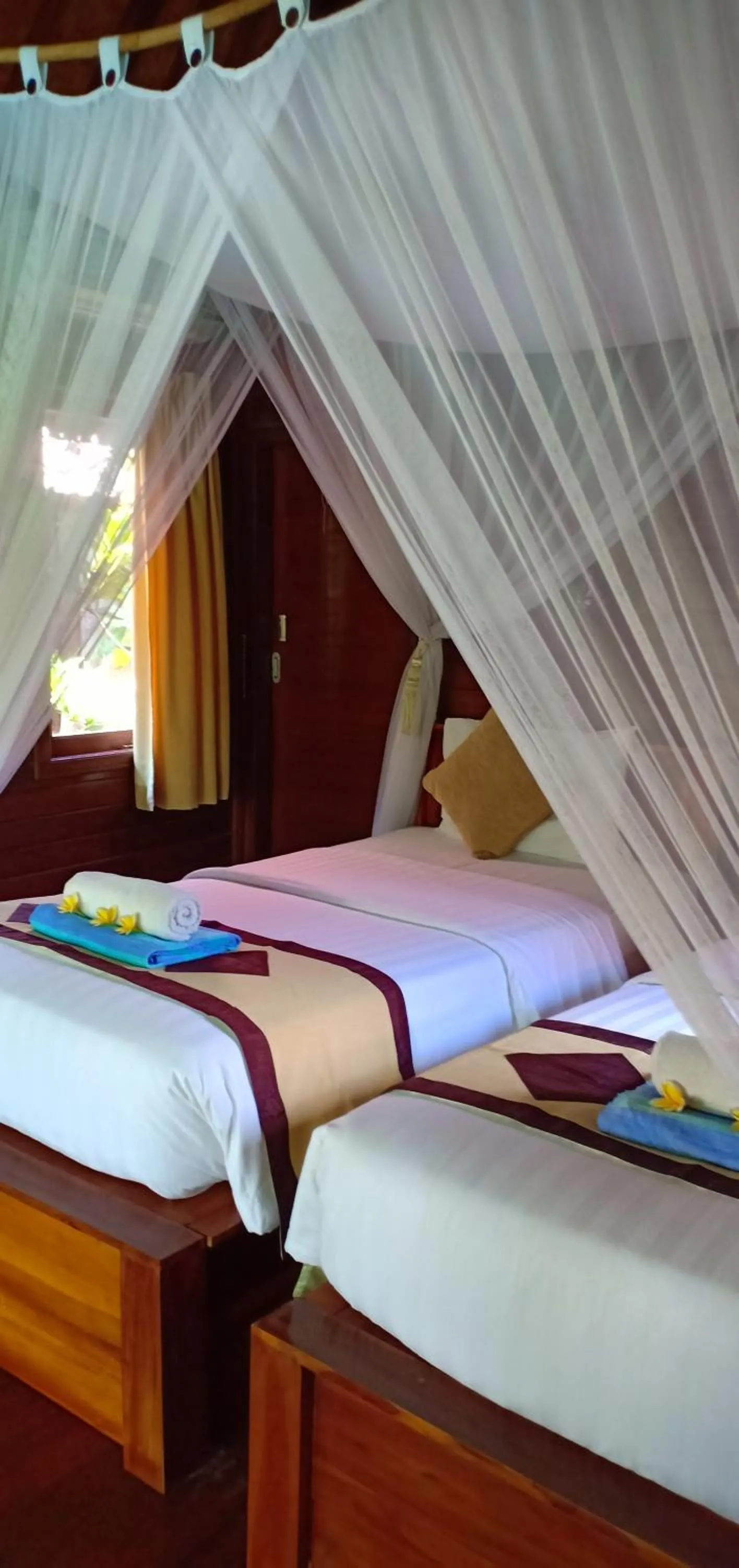 Bed in Cassava Bungalow