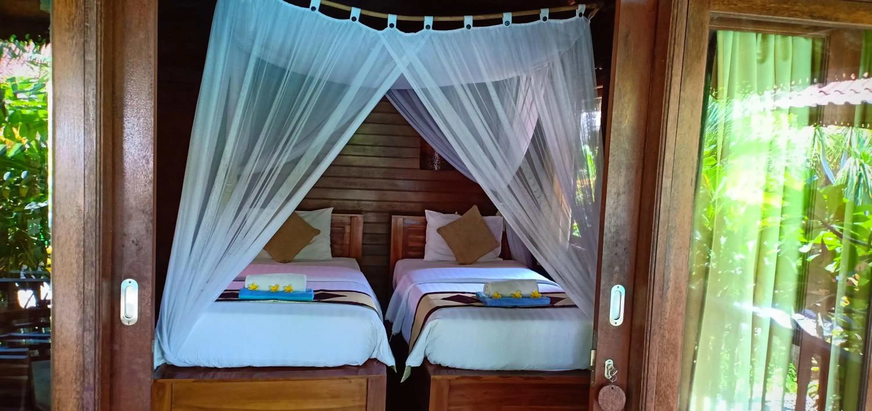 Bed in Cassava Bungalow