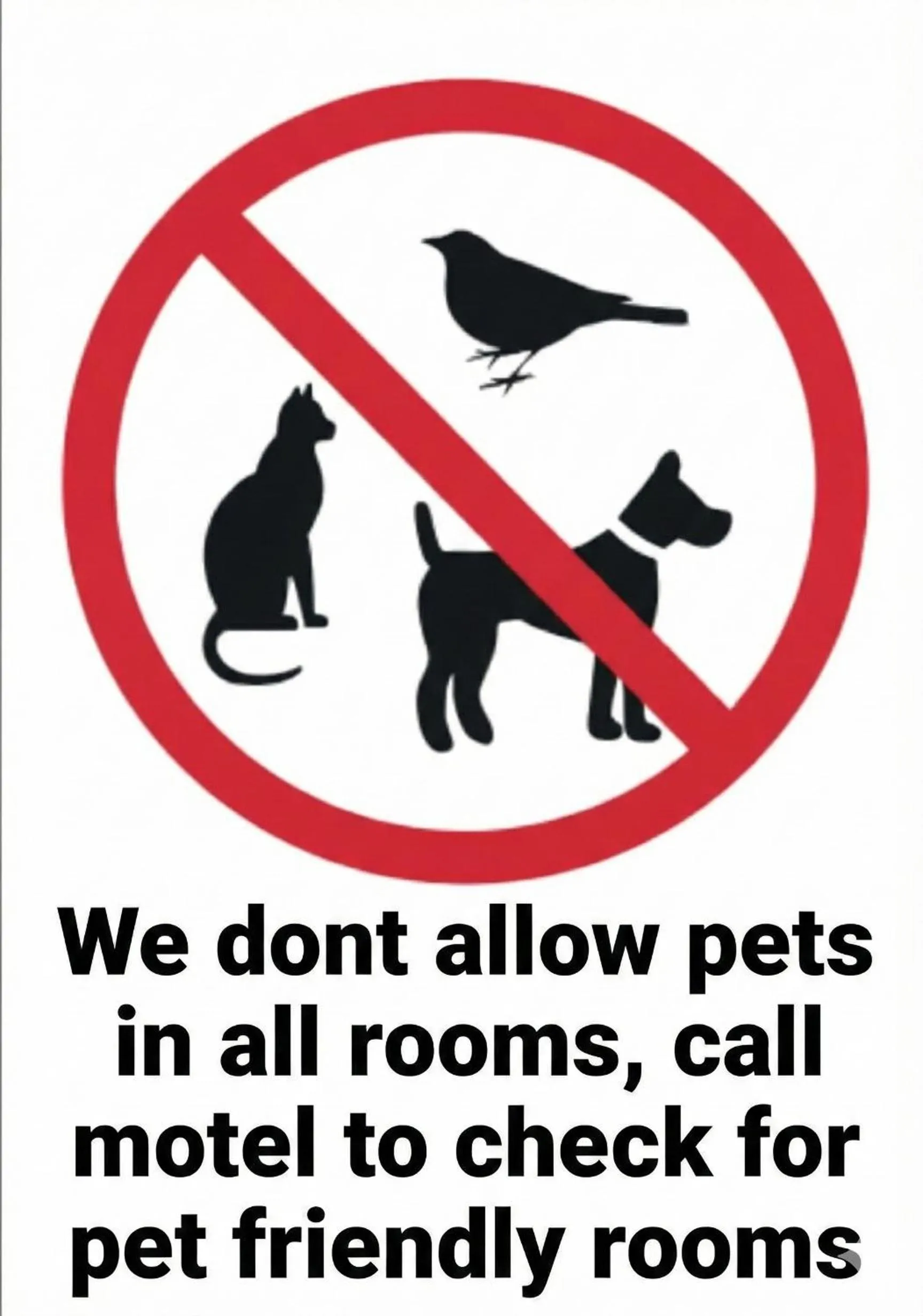 Pets in Copper City Motel