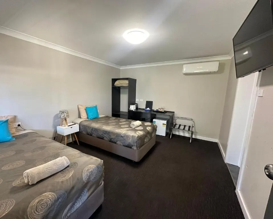 Bed in Copper City Motel