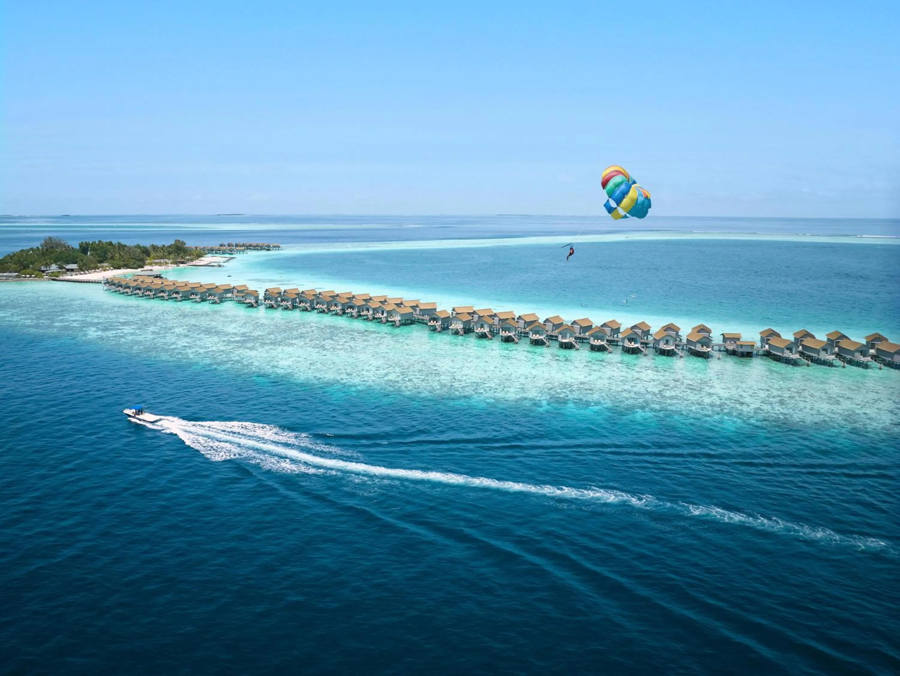 Beach in Centara Ras Fushi Resort & Spa Maldives - 50 percent discount on transfers for min 4 nights stay and more, valid for reservations between 11th Feb till 22 Dec 2025