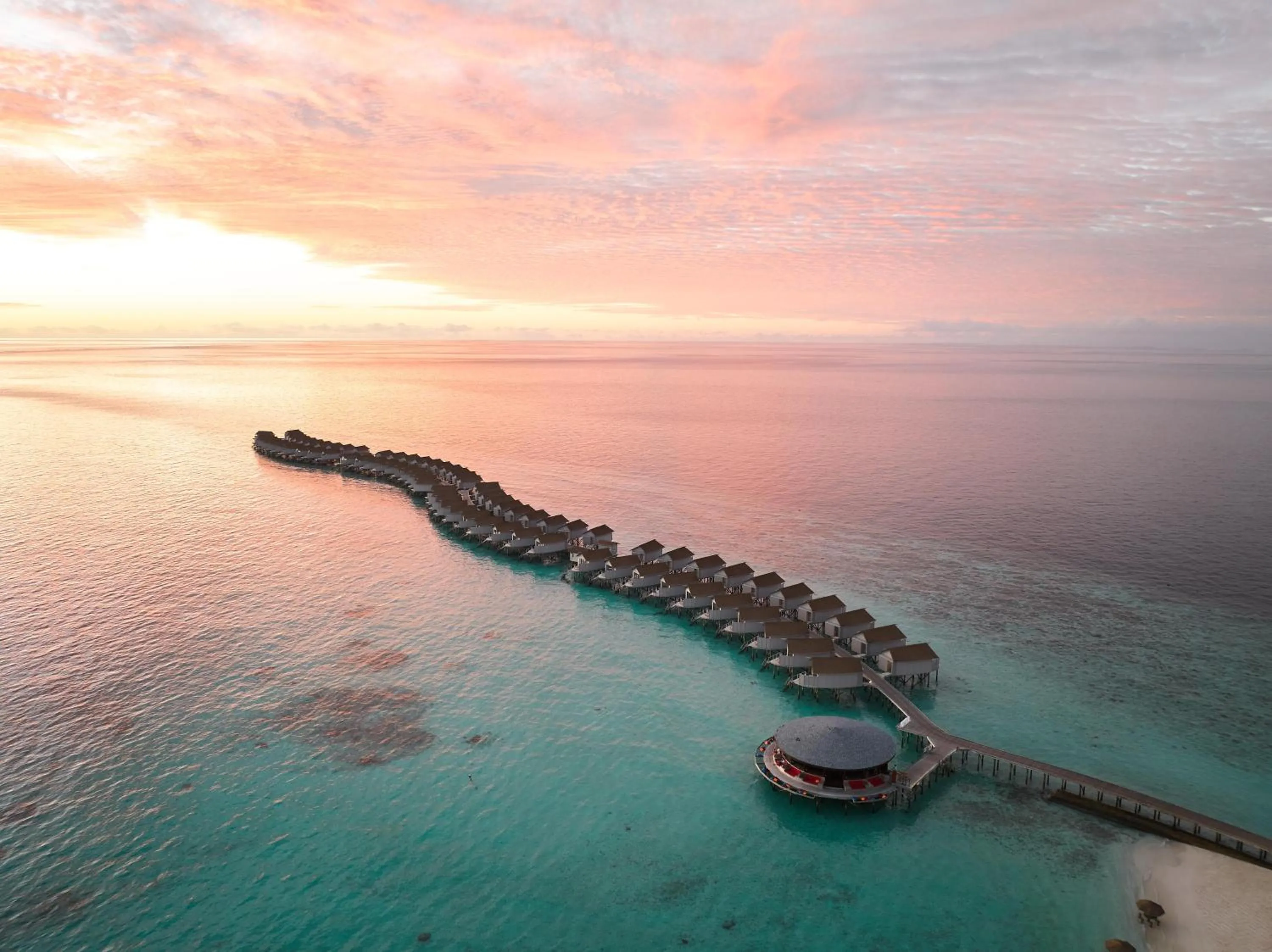 Bird's eye view in Centara Ras Fushi Resort & Spa Maldives - 50 percent discount on transfers for min 4 nights stay and more, valid for reservations between 11th Feb till 22 Dec 2025