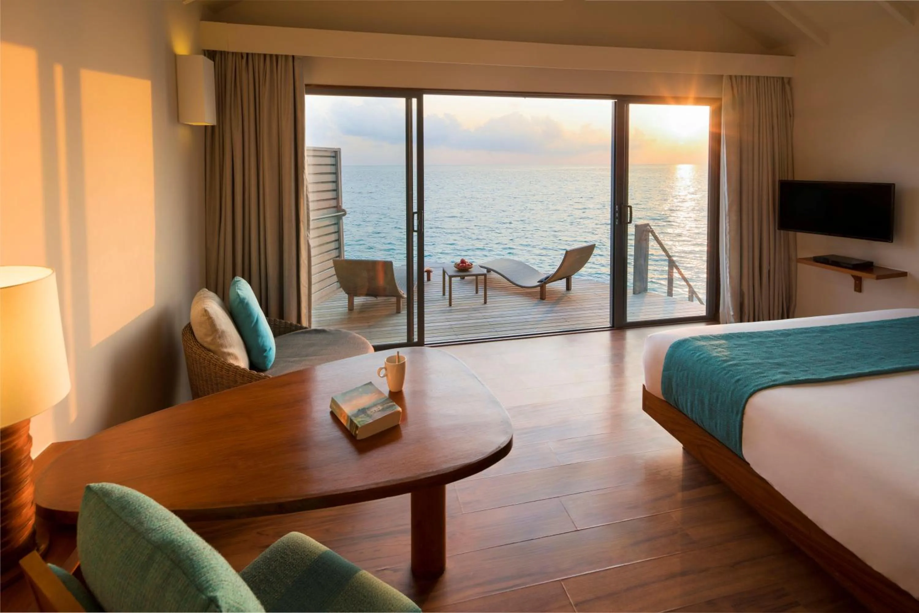 Photo of the whole room, Bed in Centara Ras Fushi Resort & Spa Maldives - 50 percent discount on transfers for min 4 nights stay and more, valid for reservations between 11th Feb till 22 Dec 2025