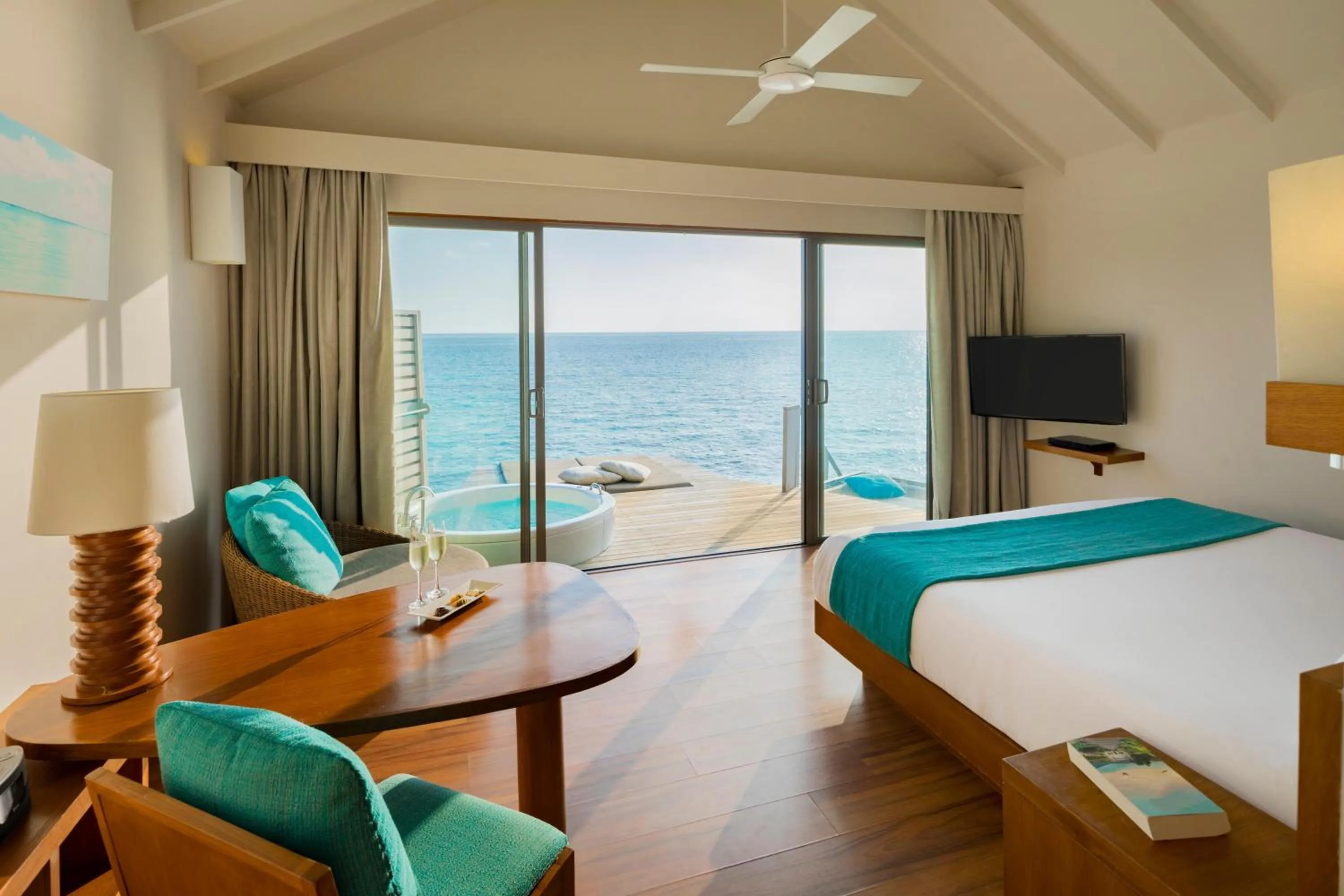 Photo of the whole room, Bed in Centara Ras Fushi Resort & Spa Maldives - 50 percent discount on transfers for min 4 nights stay and more, valid for reservations between 11th Feb till 22 Dec 2025
