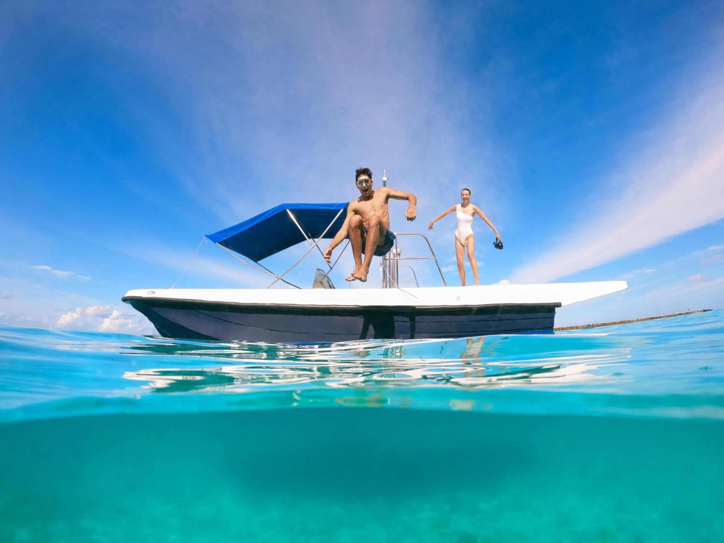 Swimming pool in Centara Ras Fushi Resort & Spa Maldives - 50 percent discount on transfers for min 4 nights stay and more, valid for reservations between 11th Feb till 22 Dec 2025