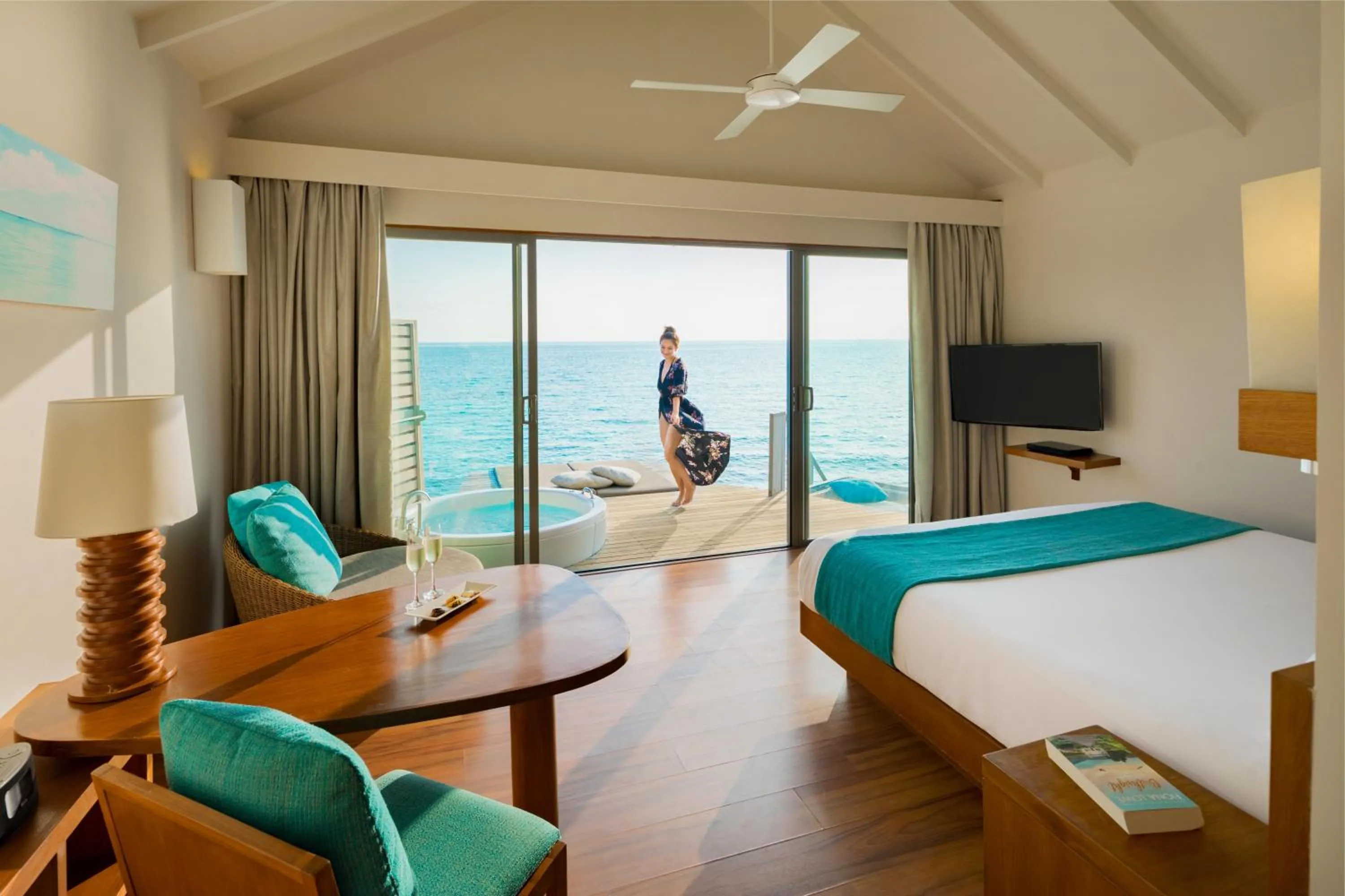 Photo of the whole room, Bed in Centara Ras Fushi Resort & Spa Maldives - 50 percent discount on transfers for min 4 nights stay and more, valid for reservations between 11th Feb till 22 Dec 2025