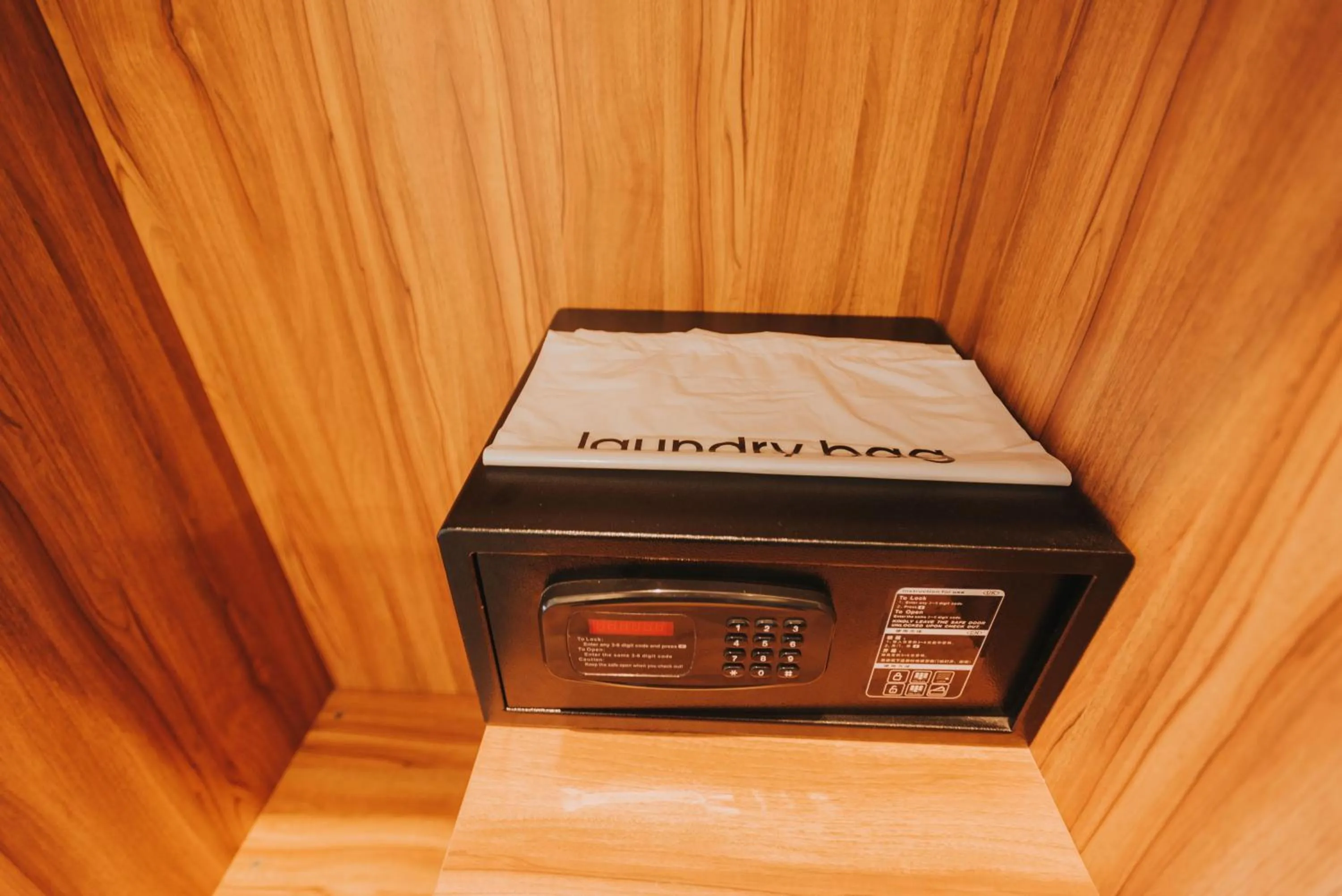 safe in SureStay Plus Hotel by Best Western AC LUXE Angeles City