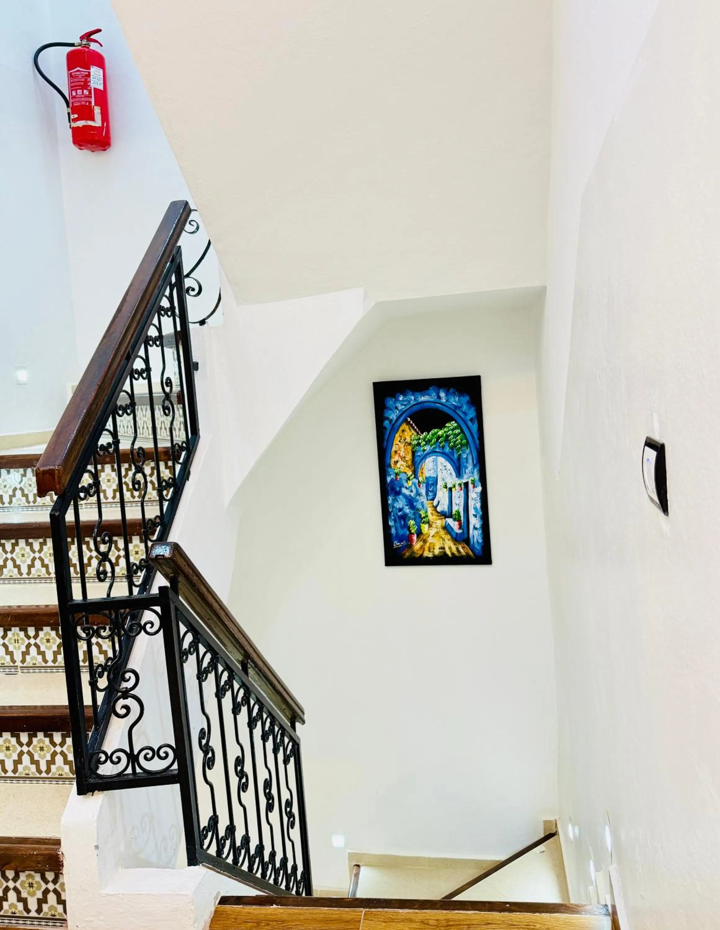 Decorative detail in Hôtel Koutoubia