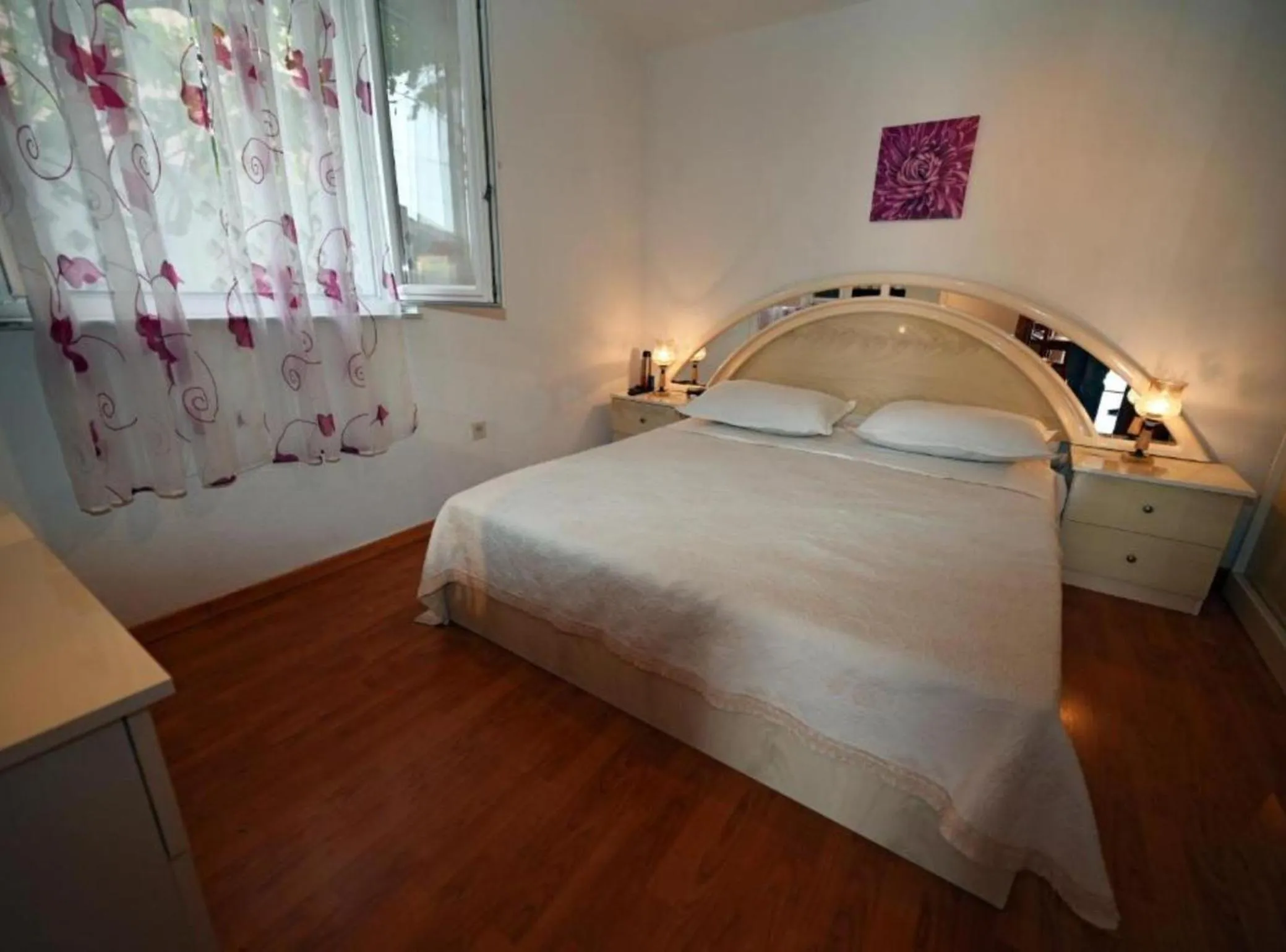 Bedroom, Bed in Apartments Mihovilovic - 50 m from beach