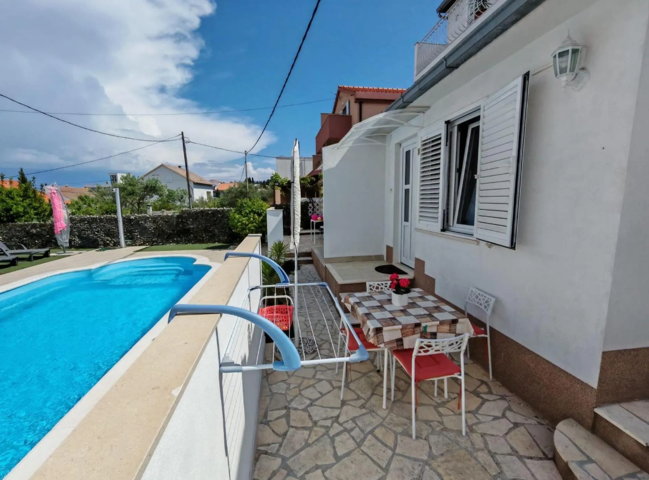 Swimming pool in Apartments Mihovilovic - 50 m from beach