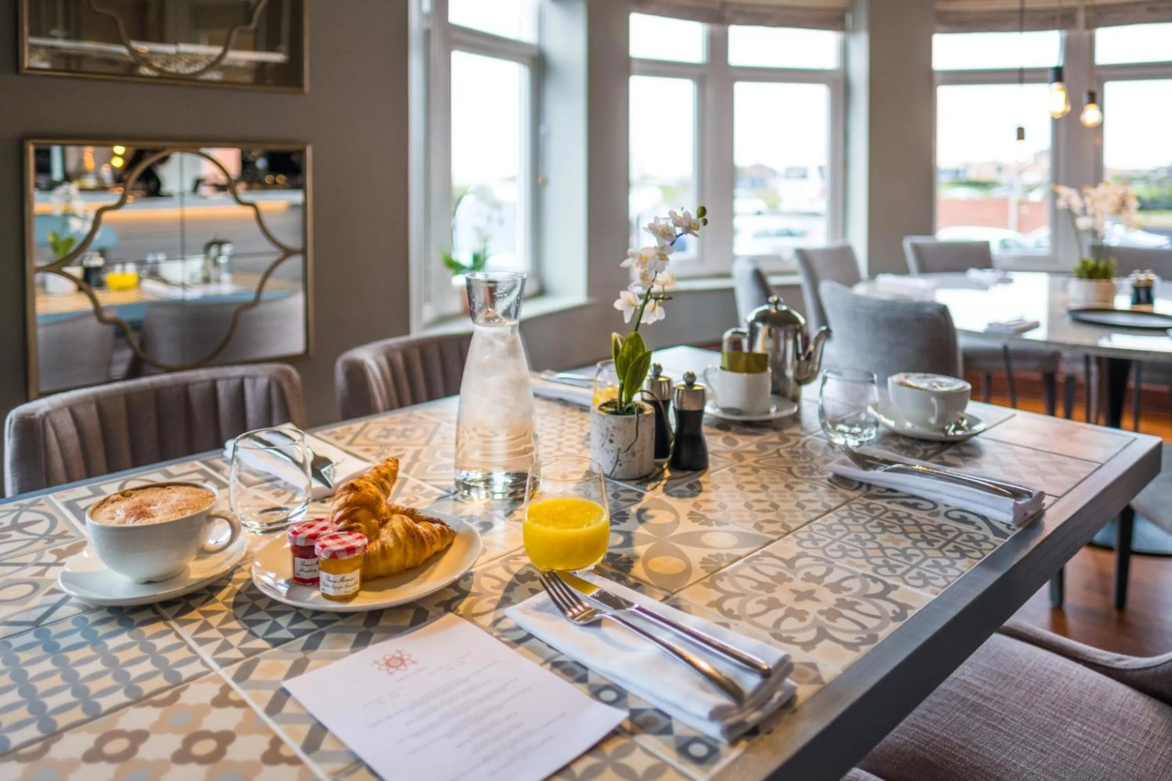 Dining area in The Grand Hotel