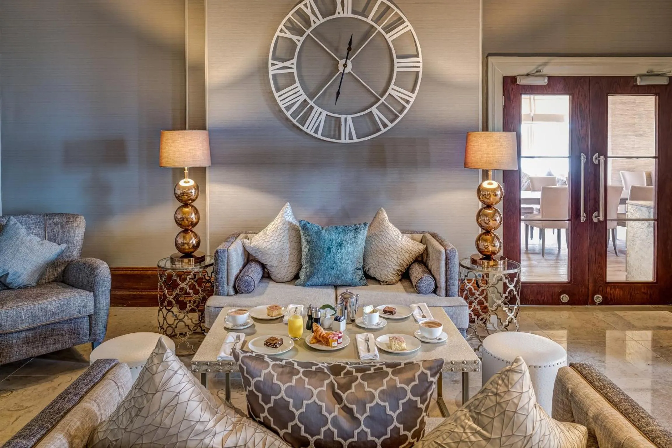 Seating area in The Grand Hotel