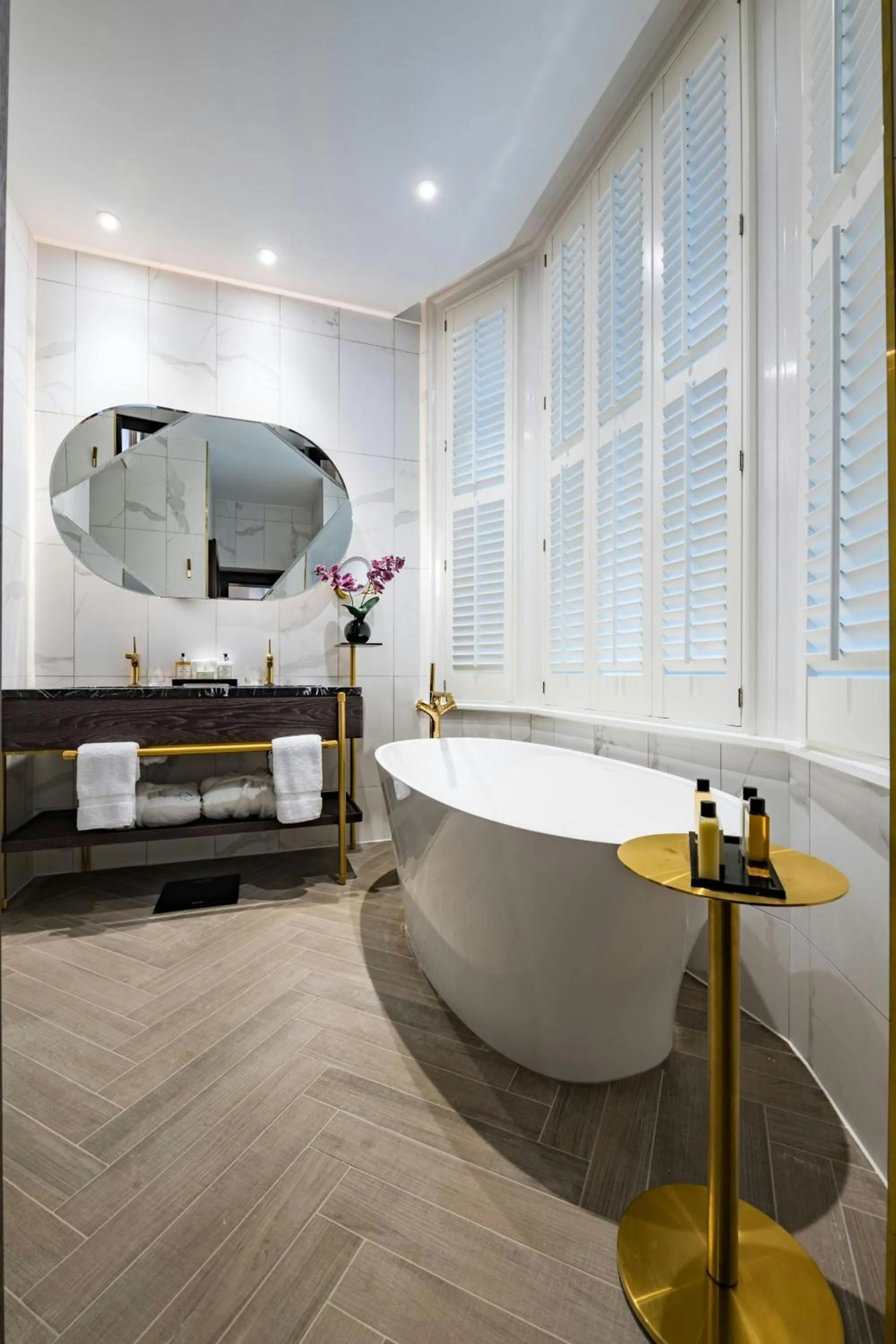 Bathroom in Stock Exchange Hotel, Manchester, Autograph Collection