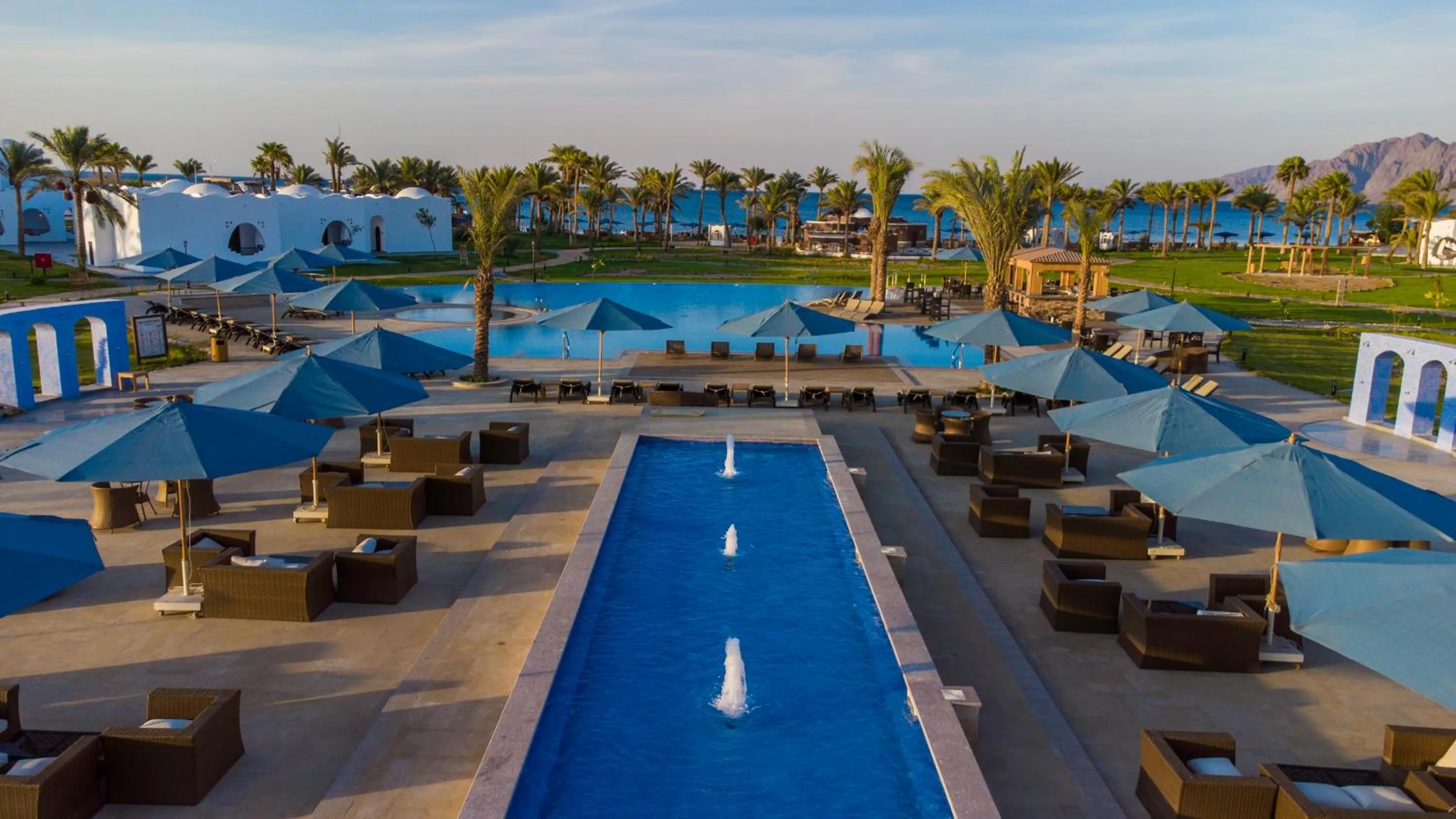 Pool view in Safir Dahab Resort