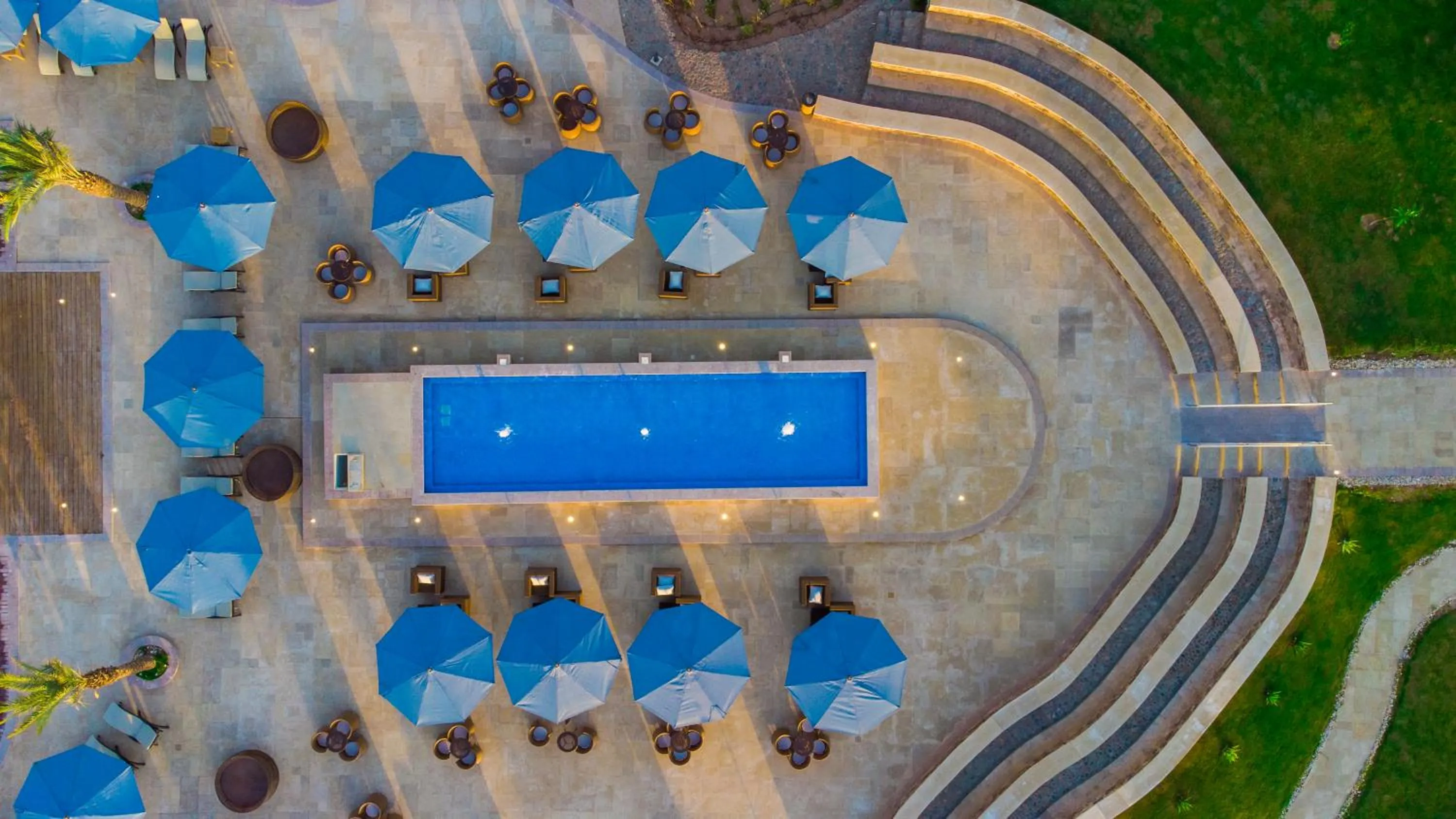Pool view in Safir Dahab Resort