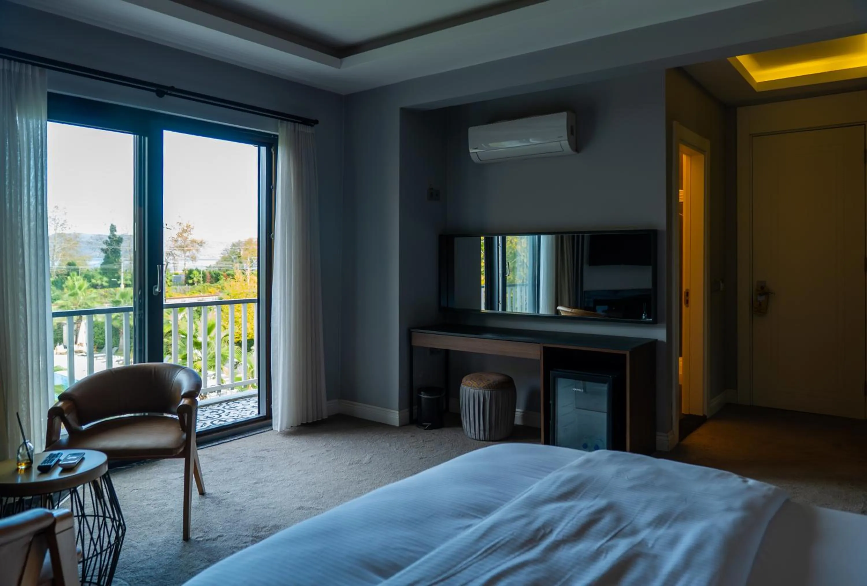 View (from property/room), Bed in Didi Hotel Sapanca