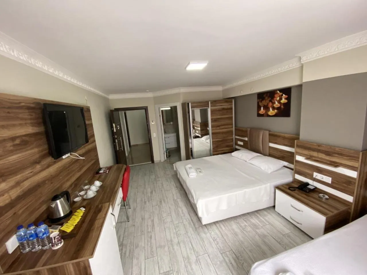 Bed in ANKARA ATLANTİK OTEL