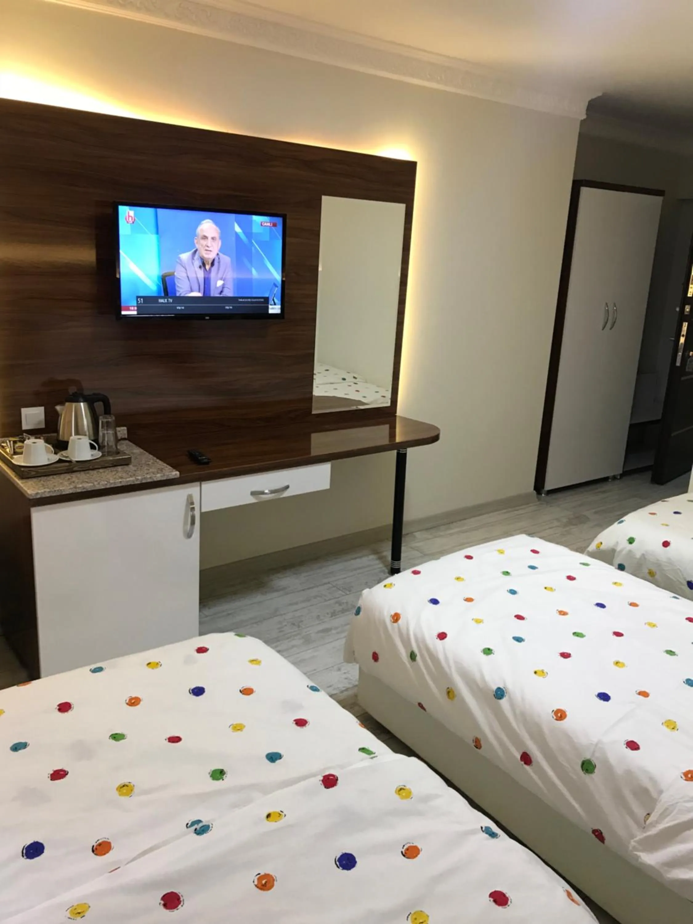 Bed in ANKARA ATLANTİK OTEL