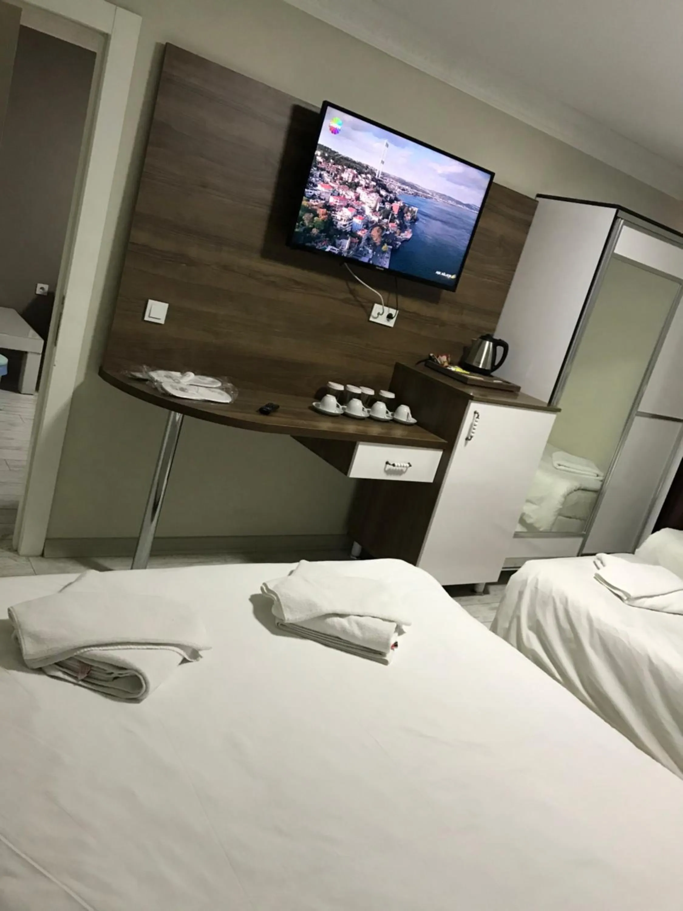 Bed in ANKARA ATLANTİK OTEL