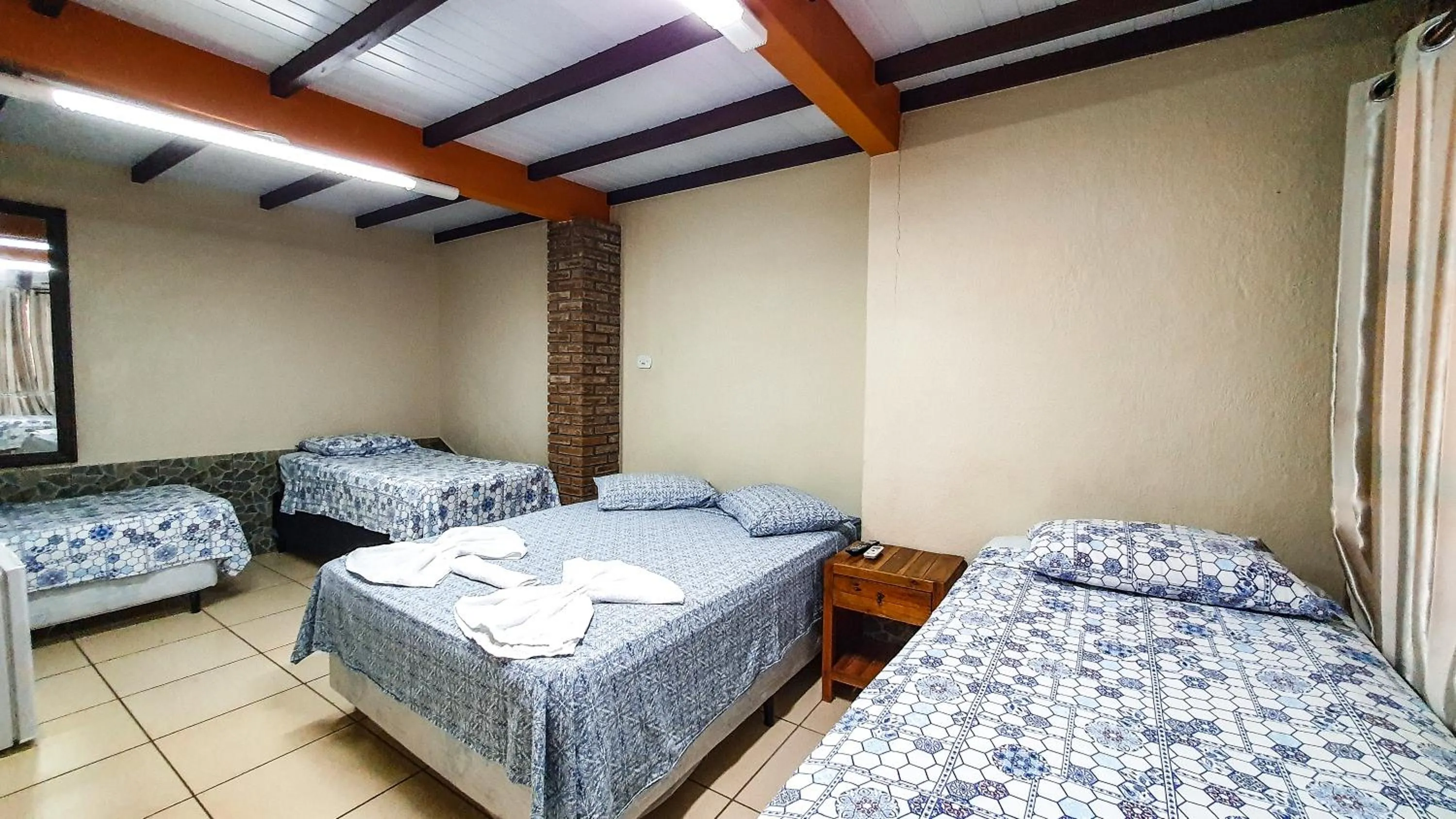 Bed in Pousada do Alemão