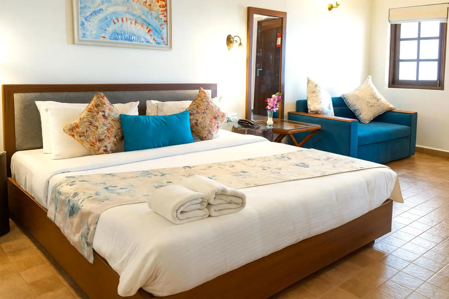 Bed in Resort Terra Paraiso Goa - A Beach Property