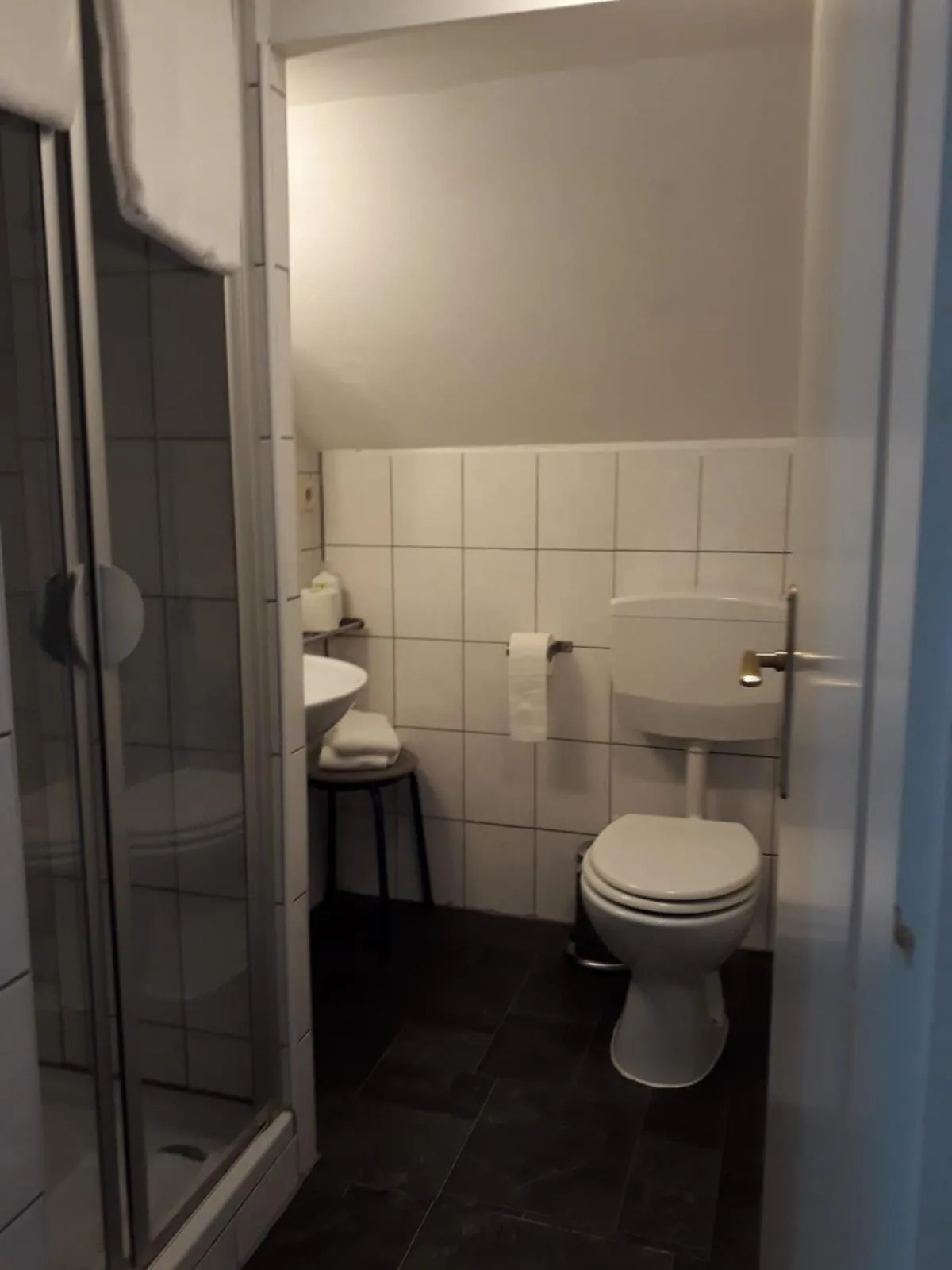 Shower in Hotel Restaurant Adria Kroatien