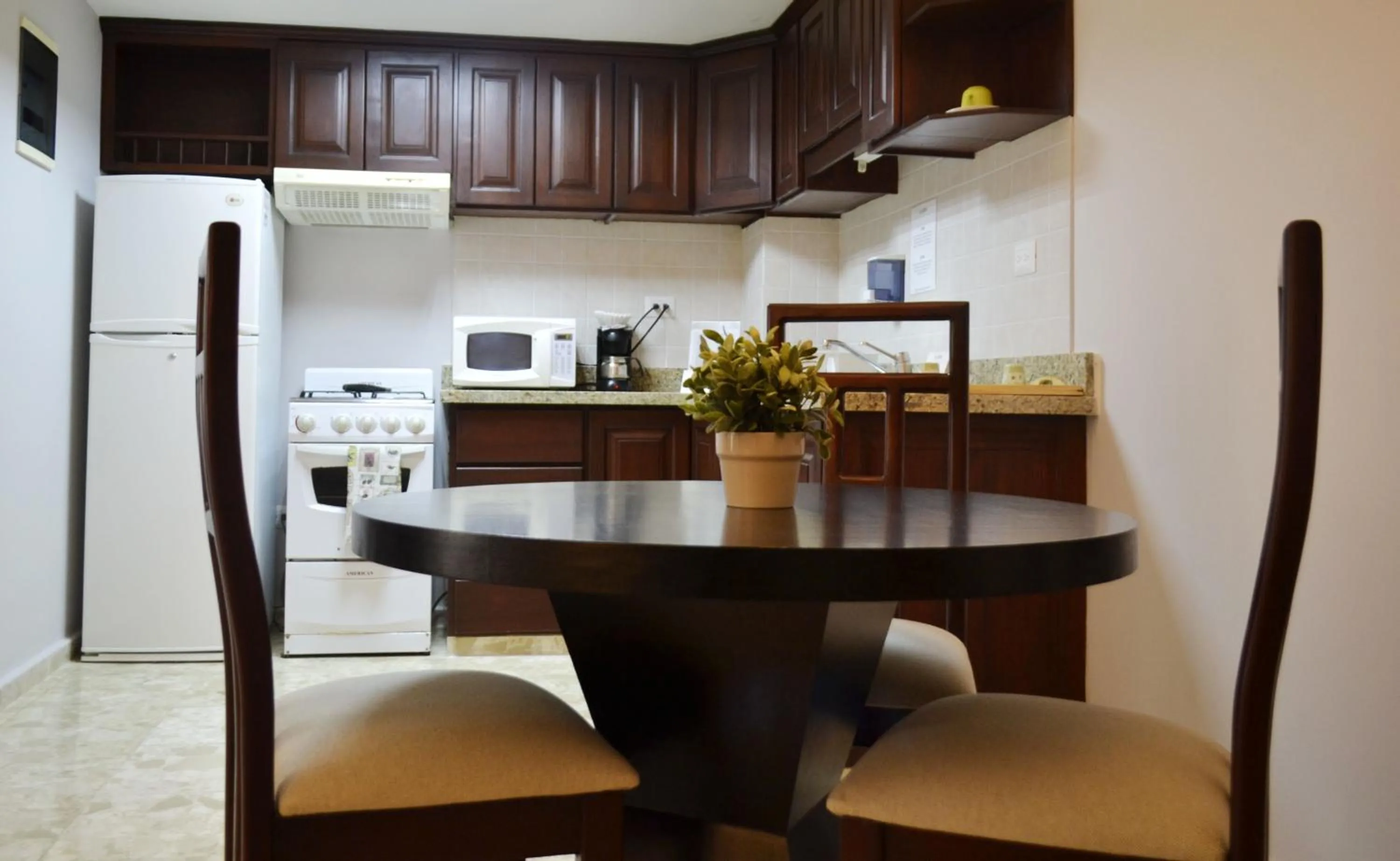 Kitchen or kitchenette in Plaza Florida Suites