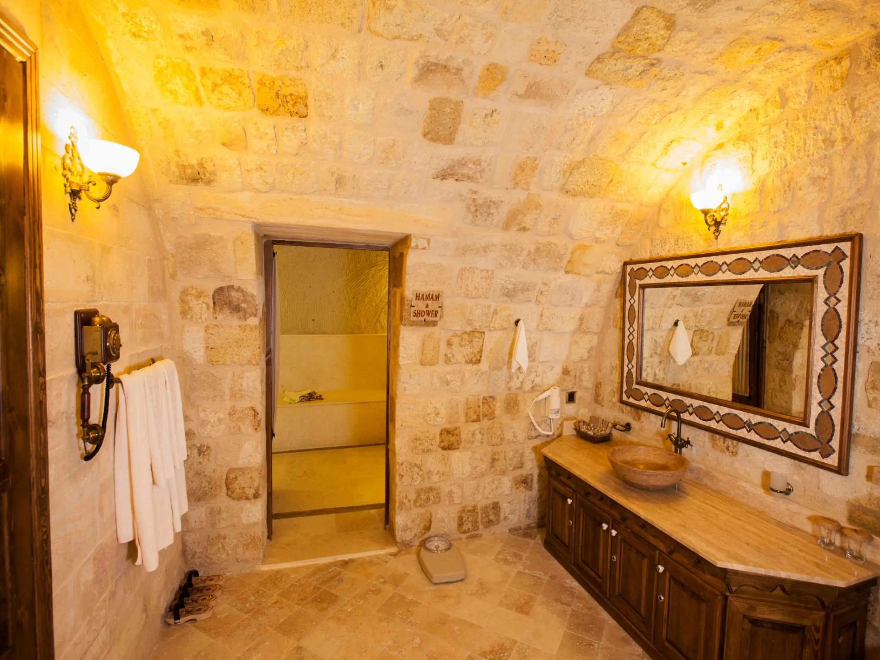 Toilet in Kayakapi Premium Caves Cappadocia