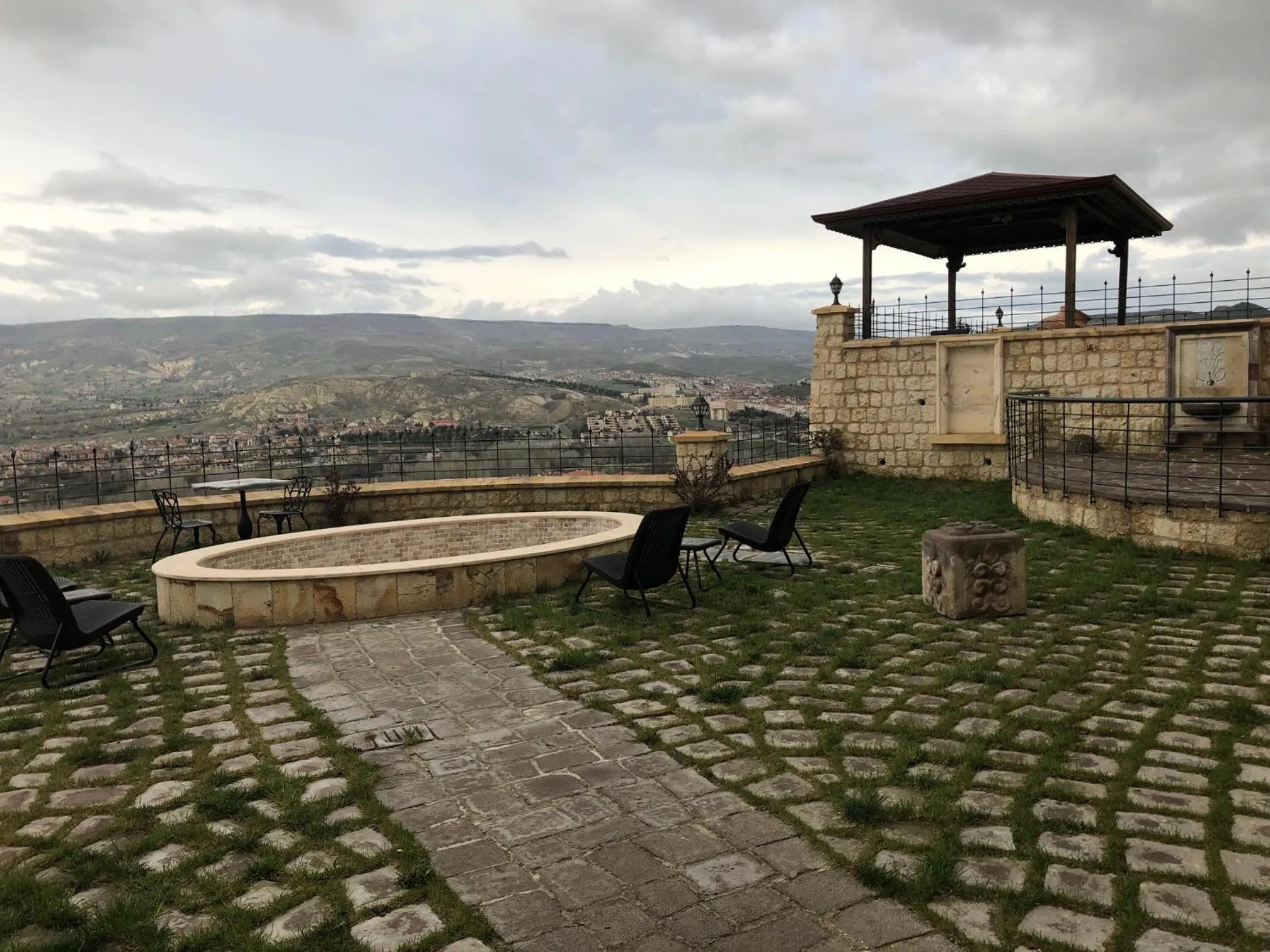 Patio in Kayakapi Premium Caves Cappadocia