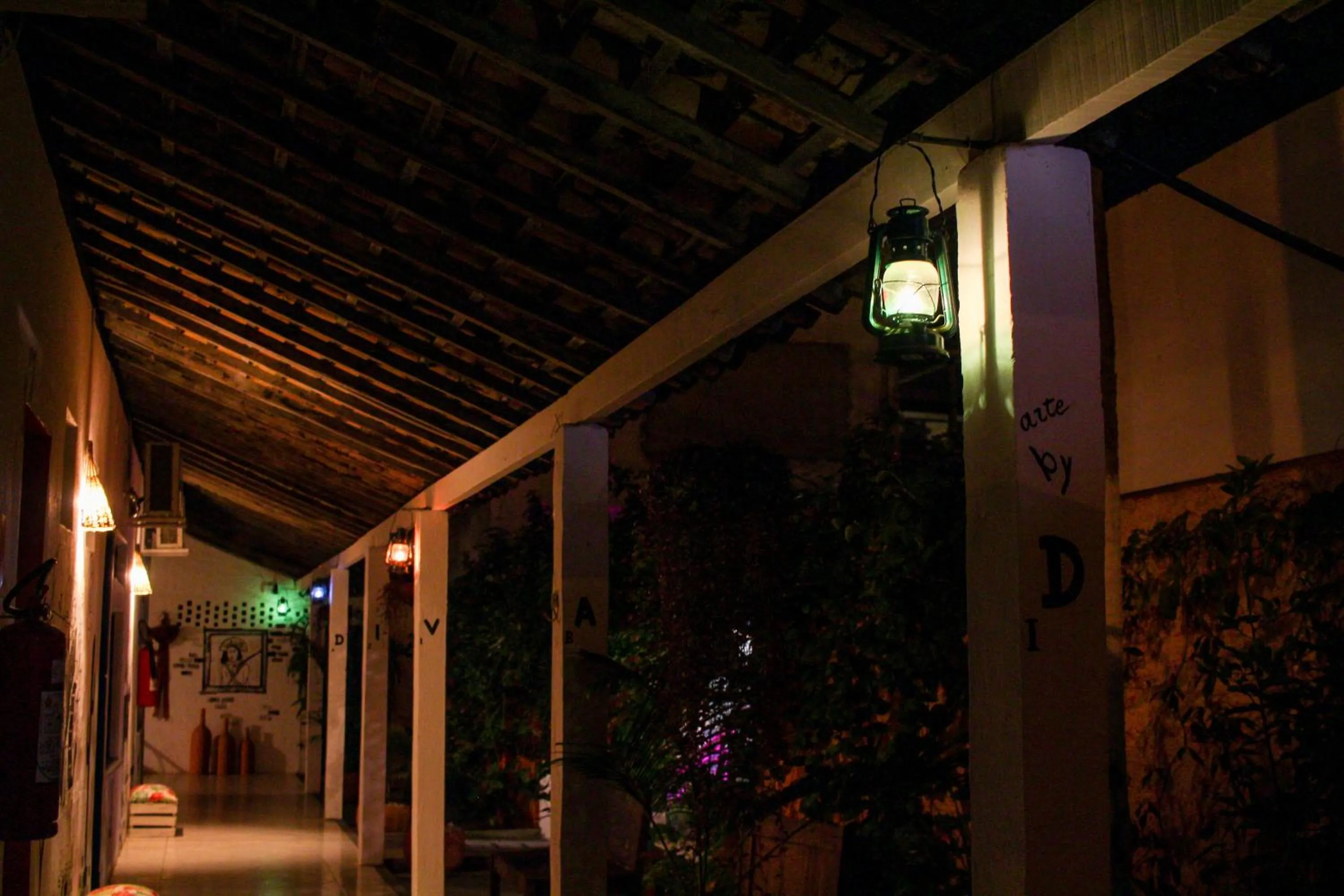 Decorative detail in Vila Aju - Pousada Temática