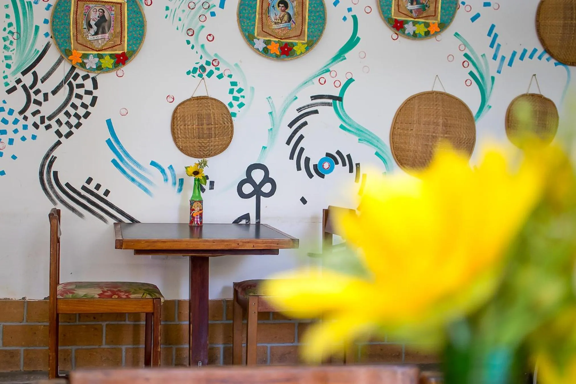 Decorative detail in Vila Aju - Pousada Temática