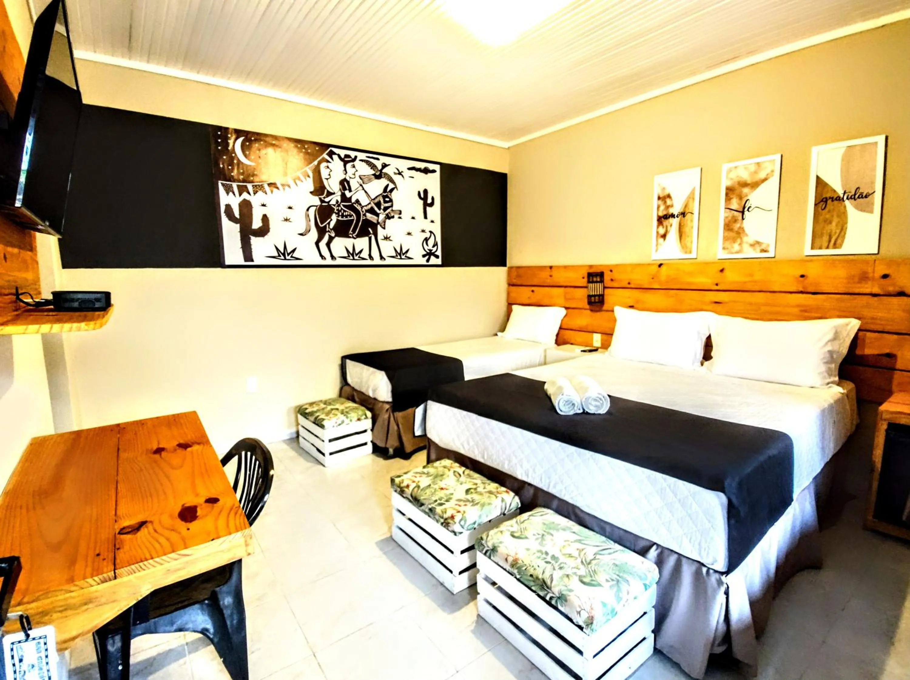 Bedroom, Bed in Vila Aju - Pousada Temática