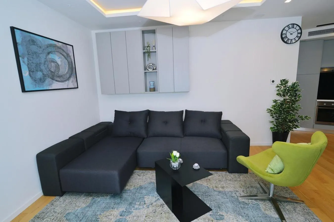 Bed in Apartments in Villa Ziza, rooftop swimming pool