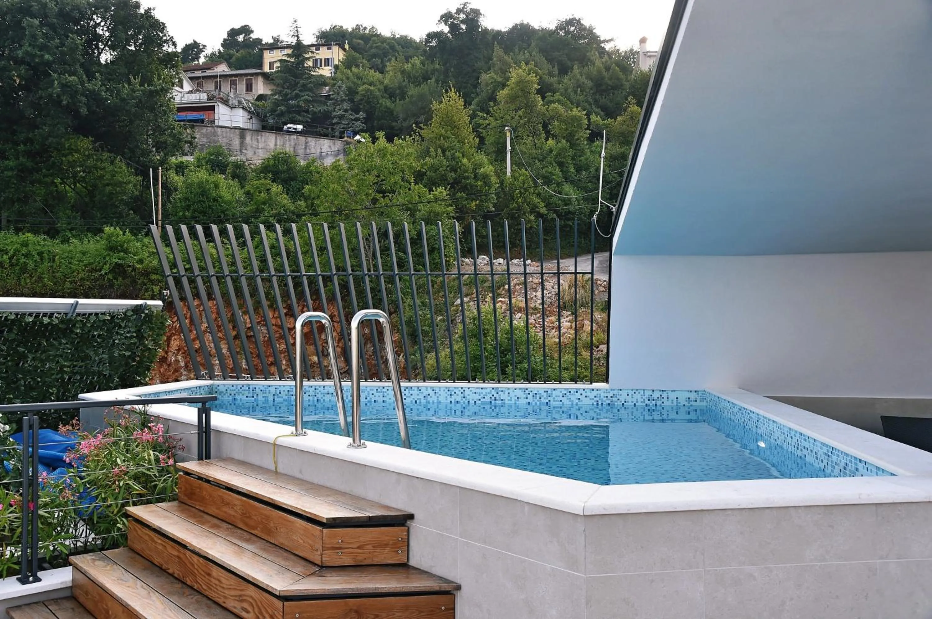 Balcony/Terrace in Apartments in Villa Ziza, rooftop swimming pool