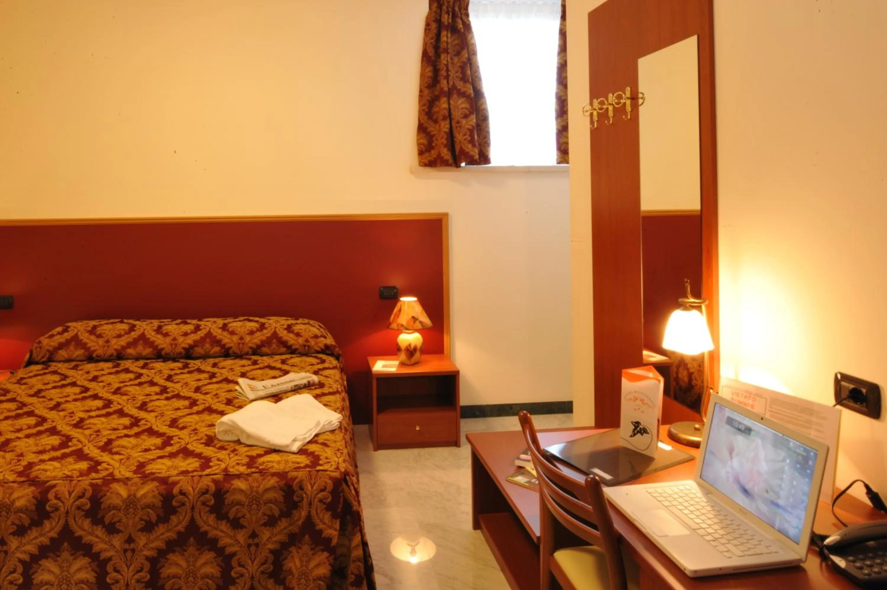 Bed in Hotel Da Franco