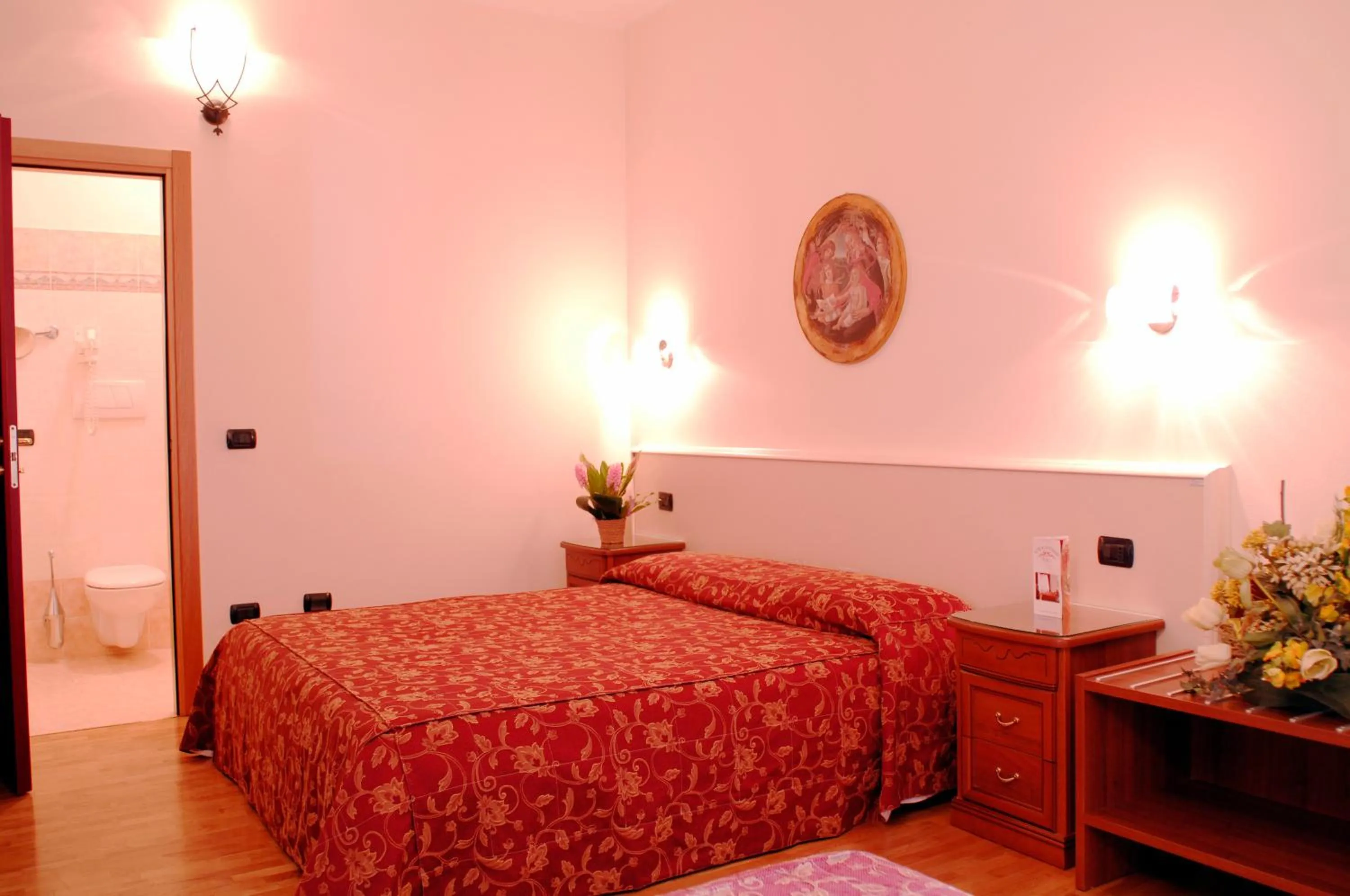 Bed in Hotel Da Franco