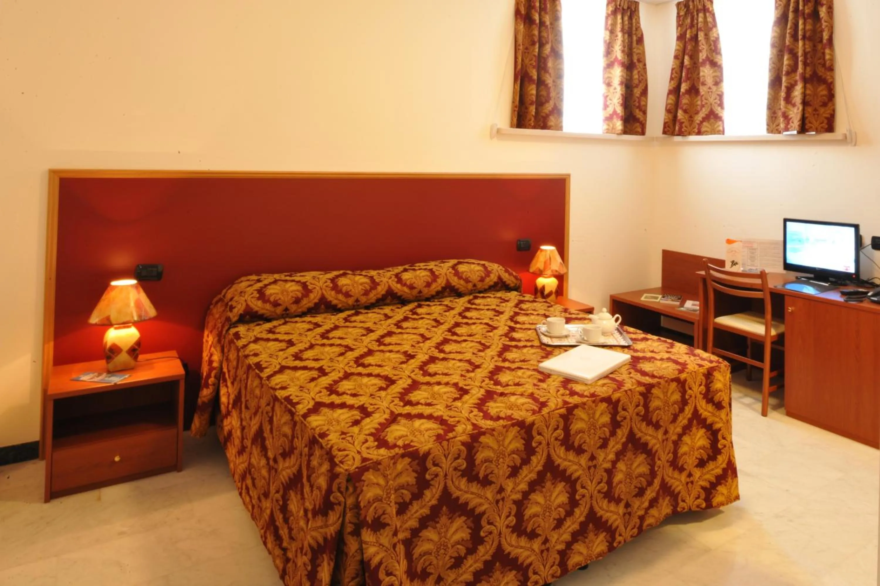 Bed in Hotel Da Franco