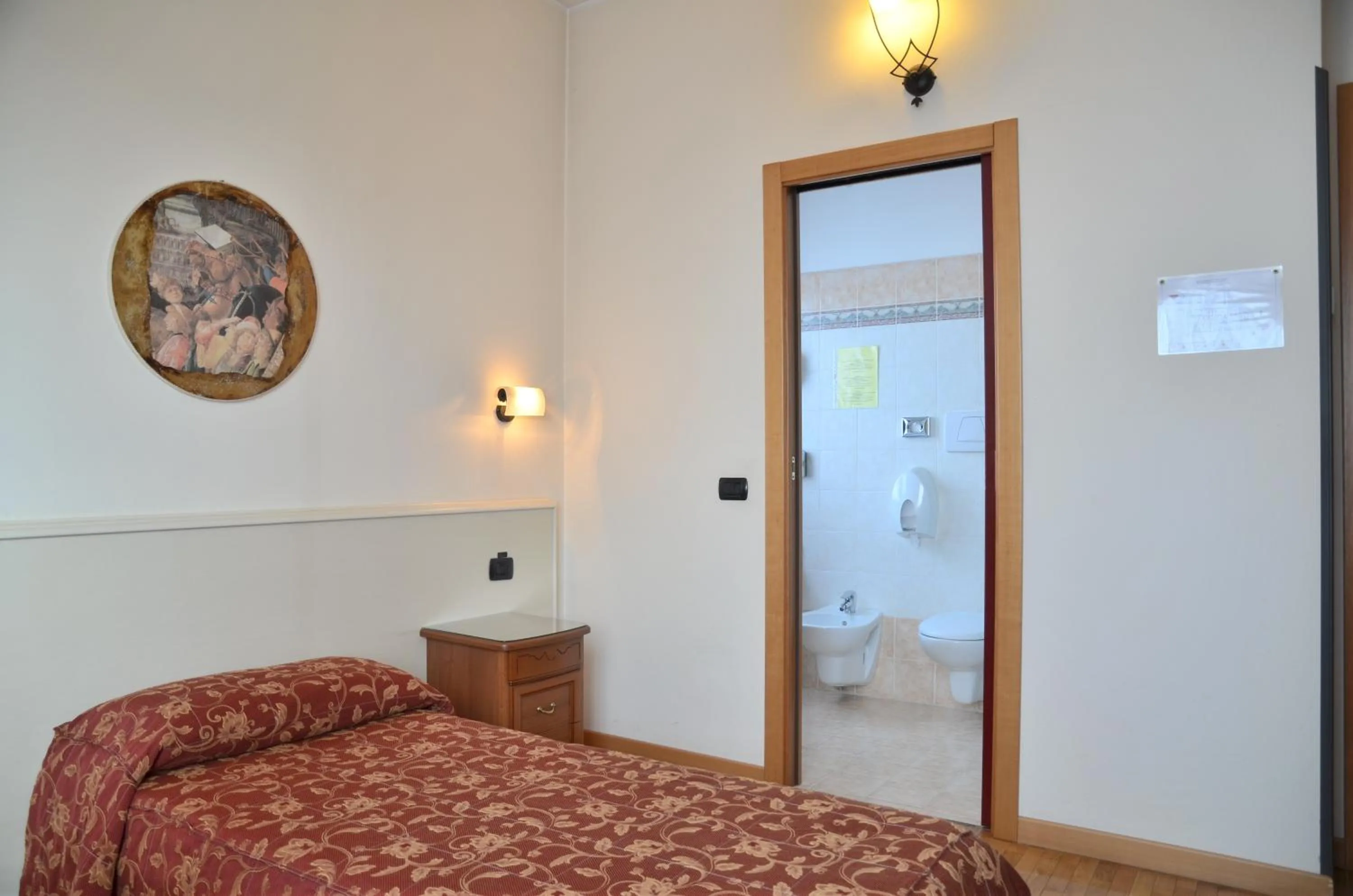 Bed in Hotel Da Franco