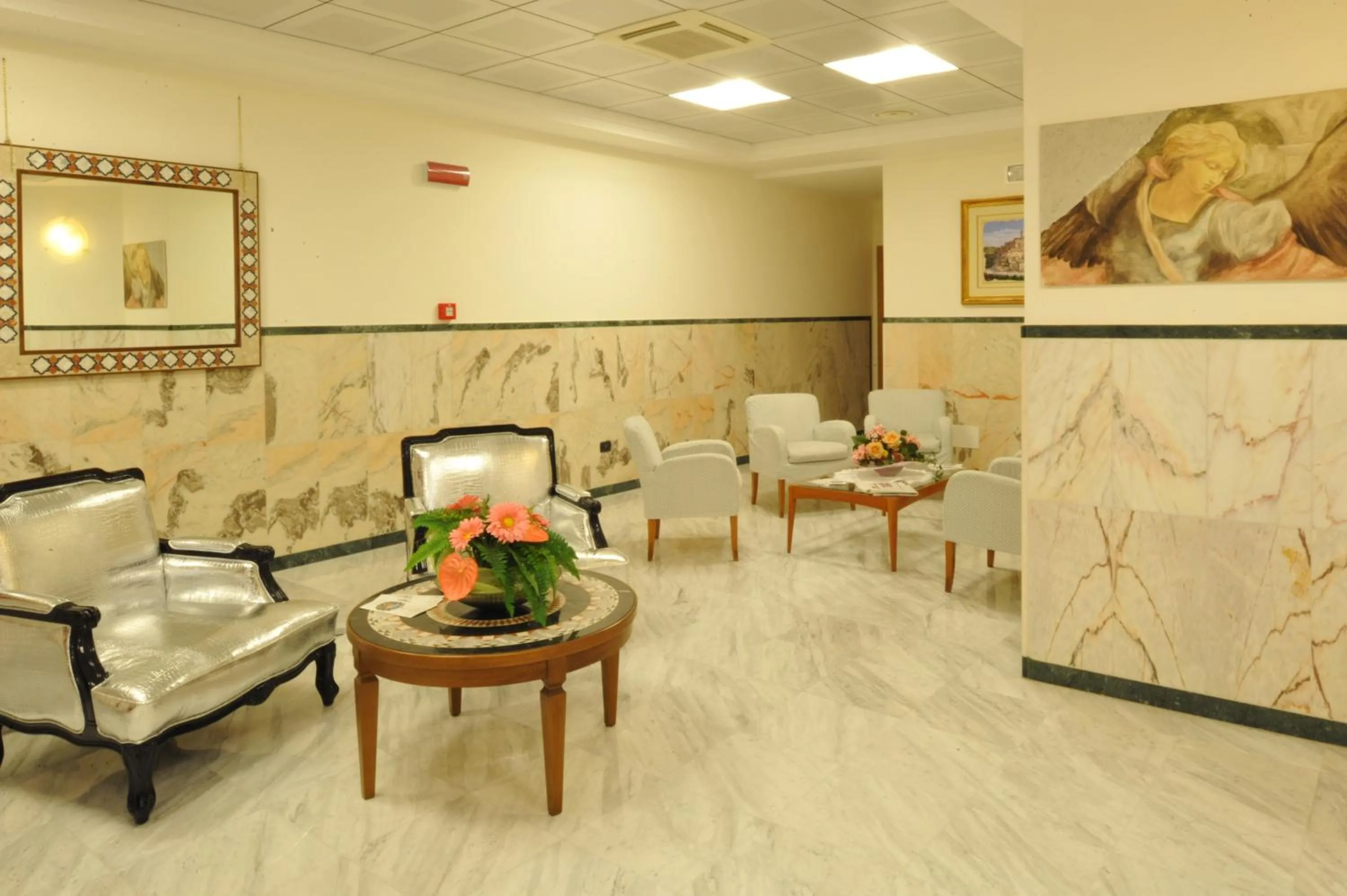 Communal lounge/ TV room in Hotel Da Franco