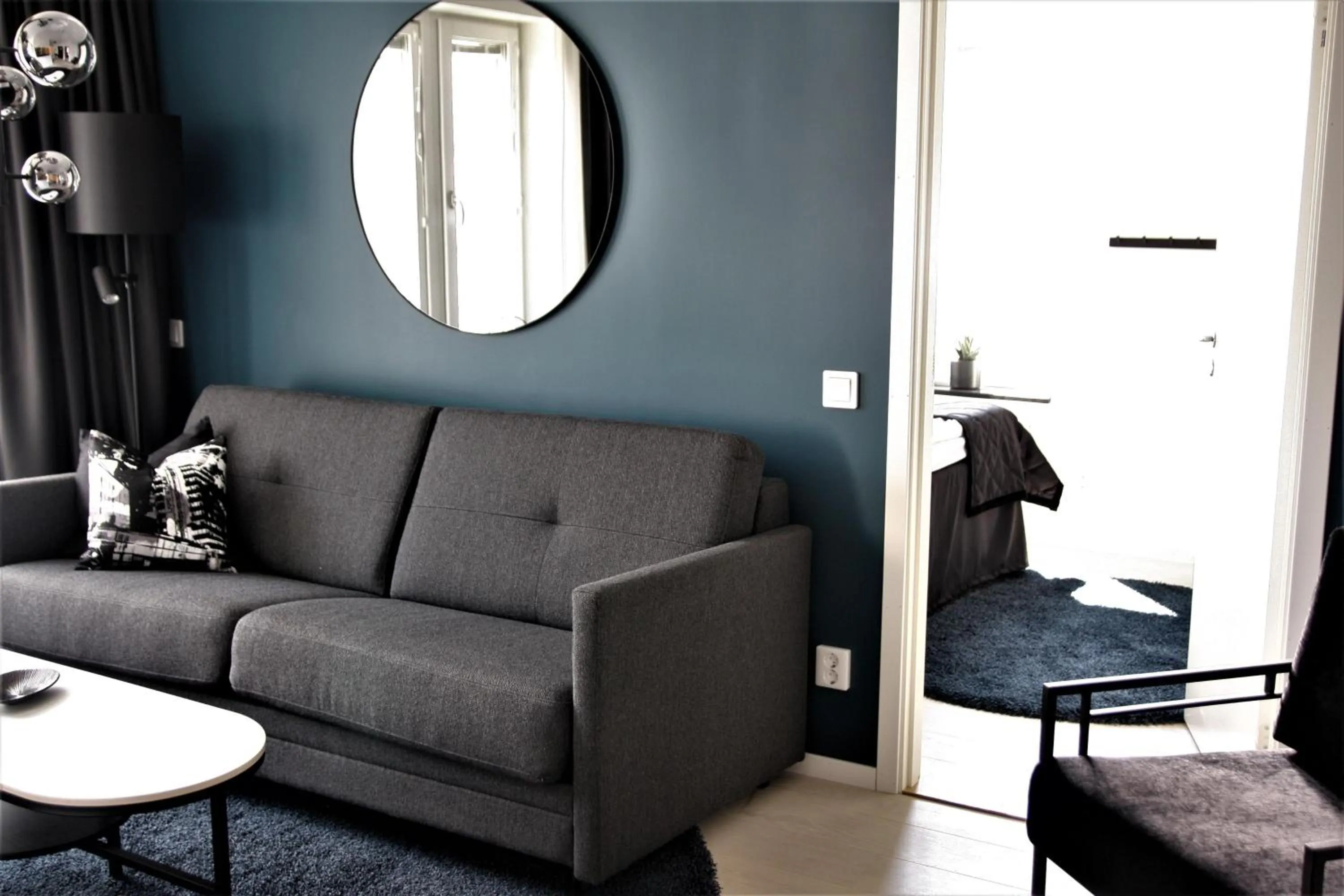 Living room in Sky Hotel City Apartments