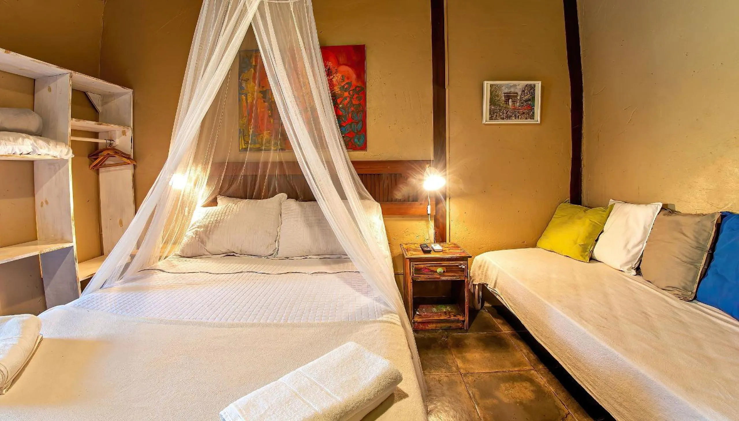 Bedroom, Bed in Pousada Rosa da Praia - Praia do Rosa - SC