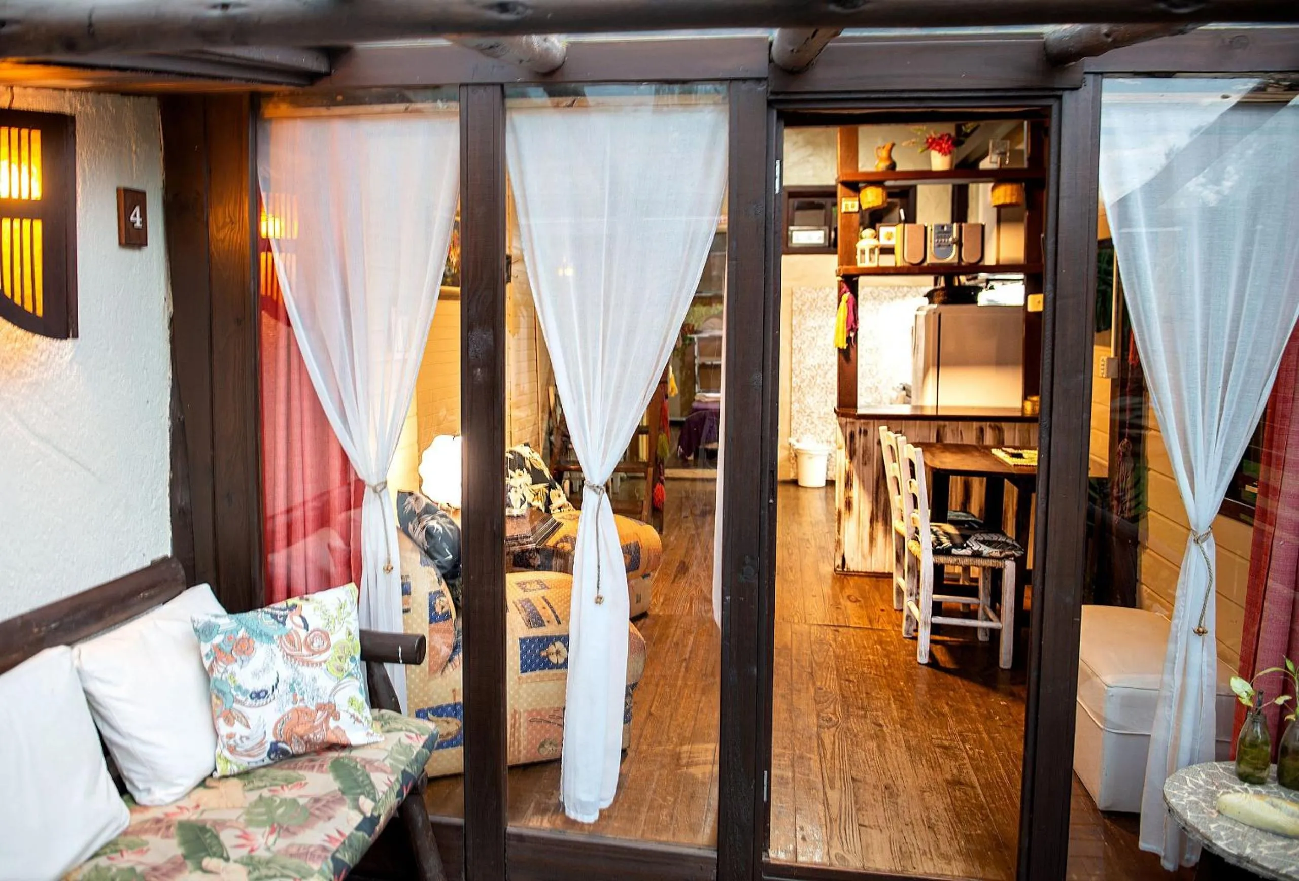 Balcony/Terrace in Pousada Rosa da Praia - Praia do Rosa - SC