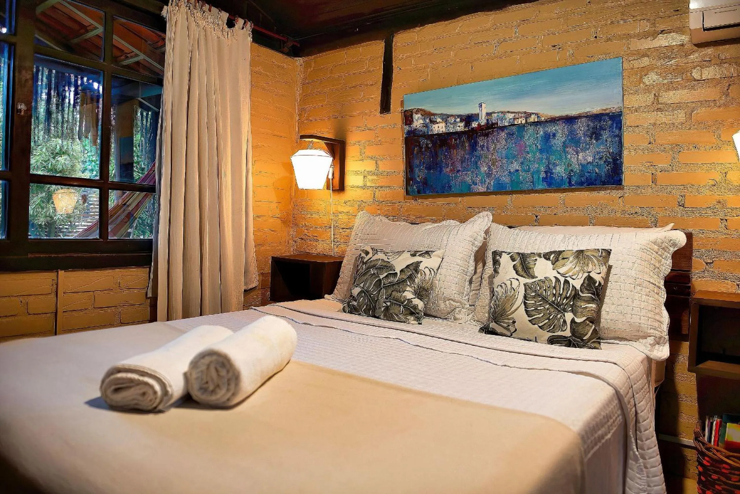 Bedroom, Bed in Pousada Rosa da Praia - Praia do Rosa - SC