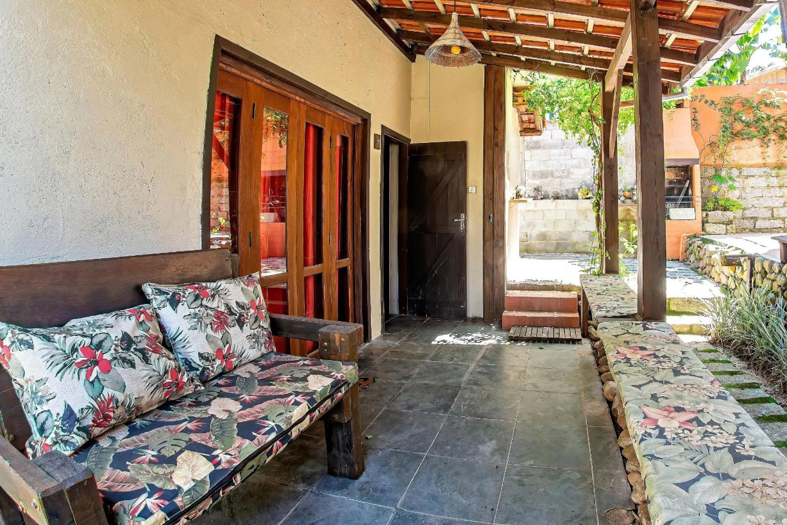 Balcony/Terrace in Pousada Rosa da Praia - Praia do Rosa - SC