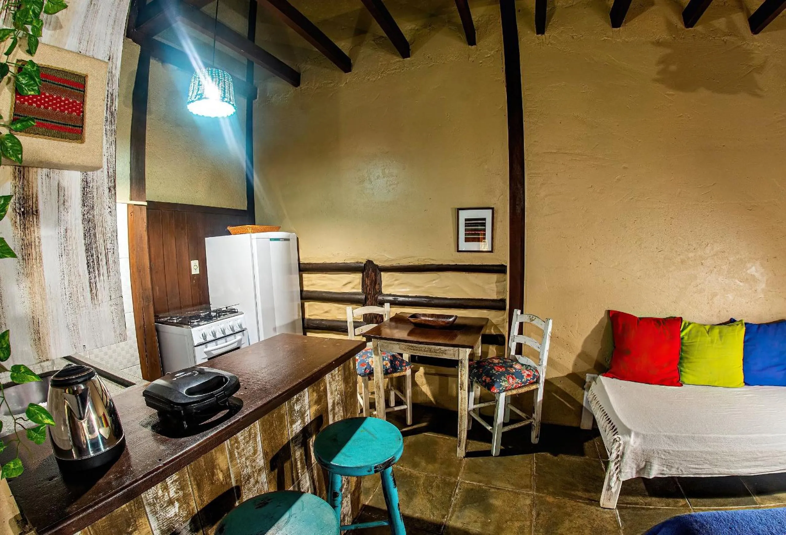 Living room in Pousada Rosa da Praia - Praia do Rosa - SC