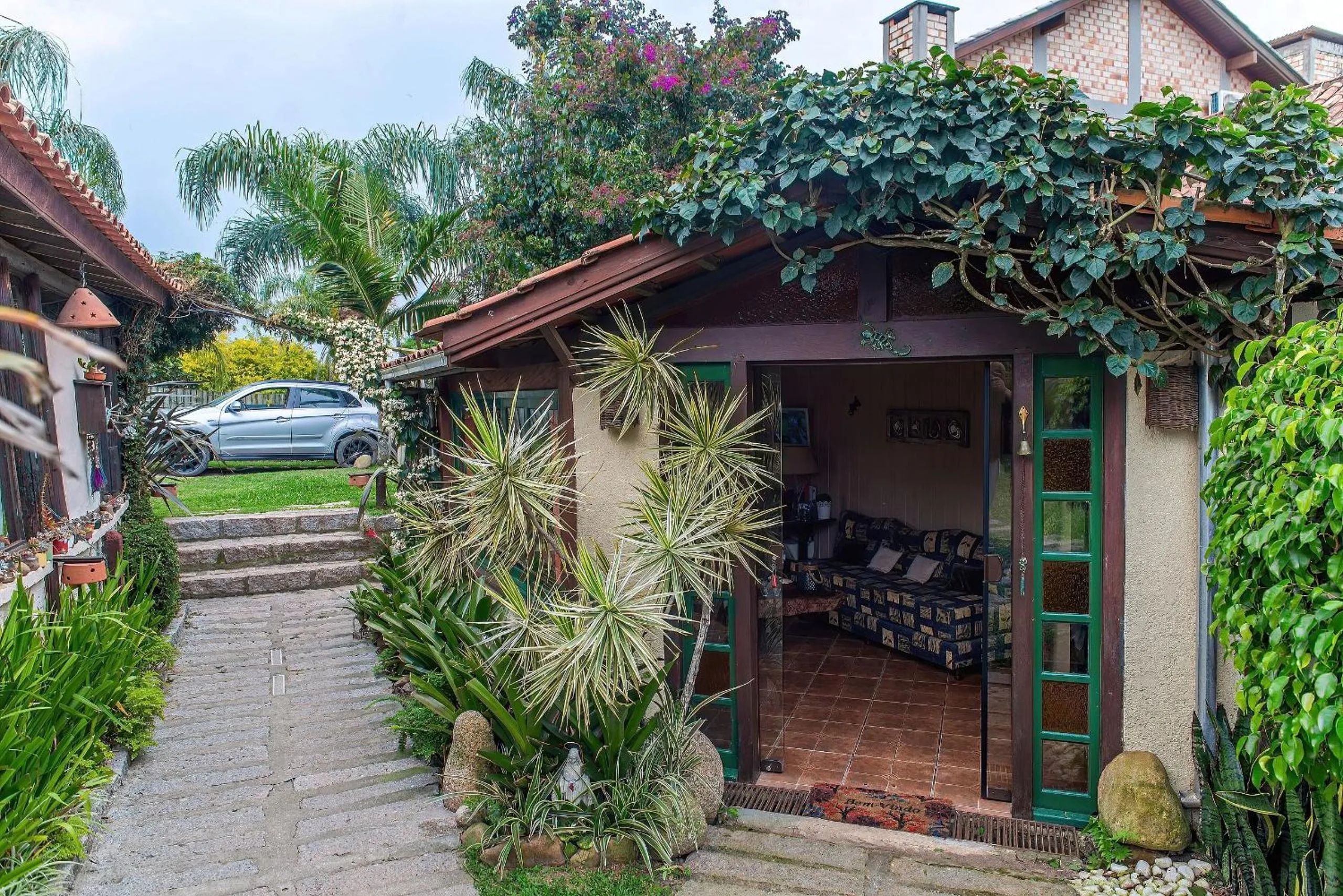 Garden in Pousada Rosa da Praia - Praia do Rosa - SC