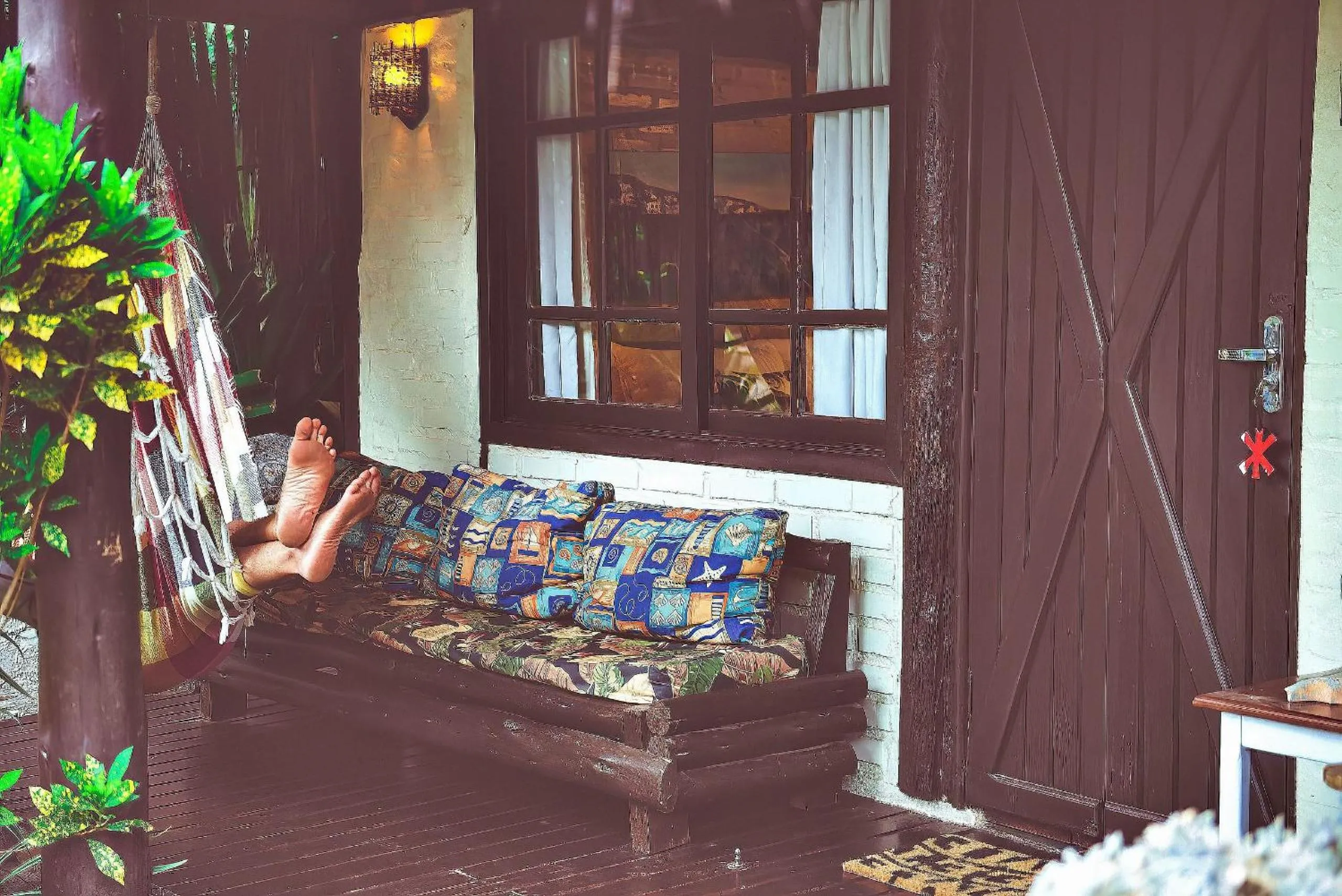 Balcony/Terrace in Pousada Rosa da Praia - Praia do Rosa - SC